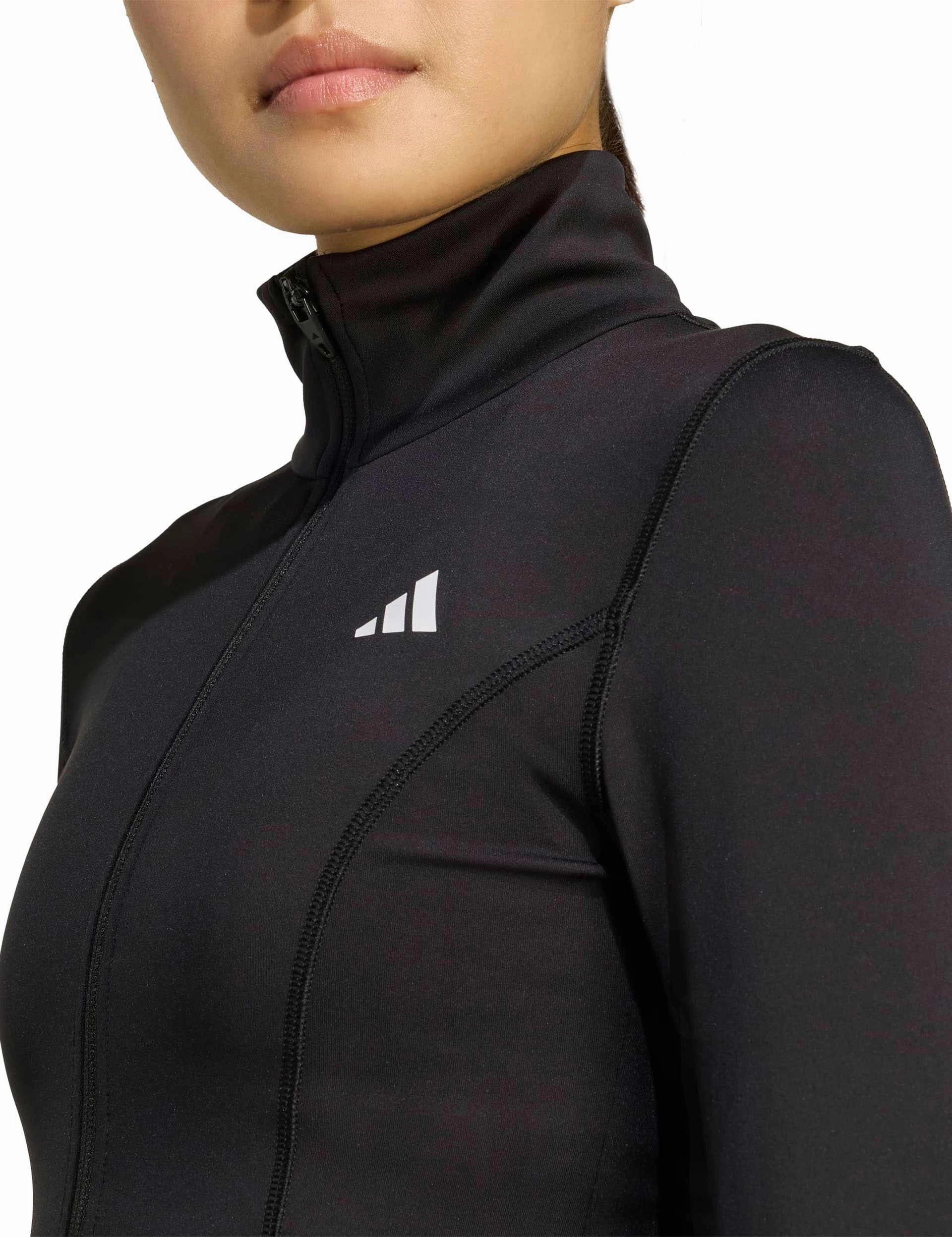 Optime Essentials Full-Zip Jacket - Black BondedZipperGuards