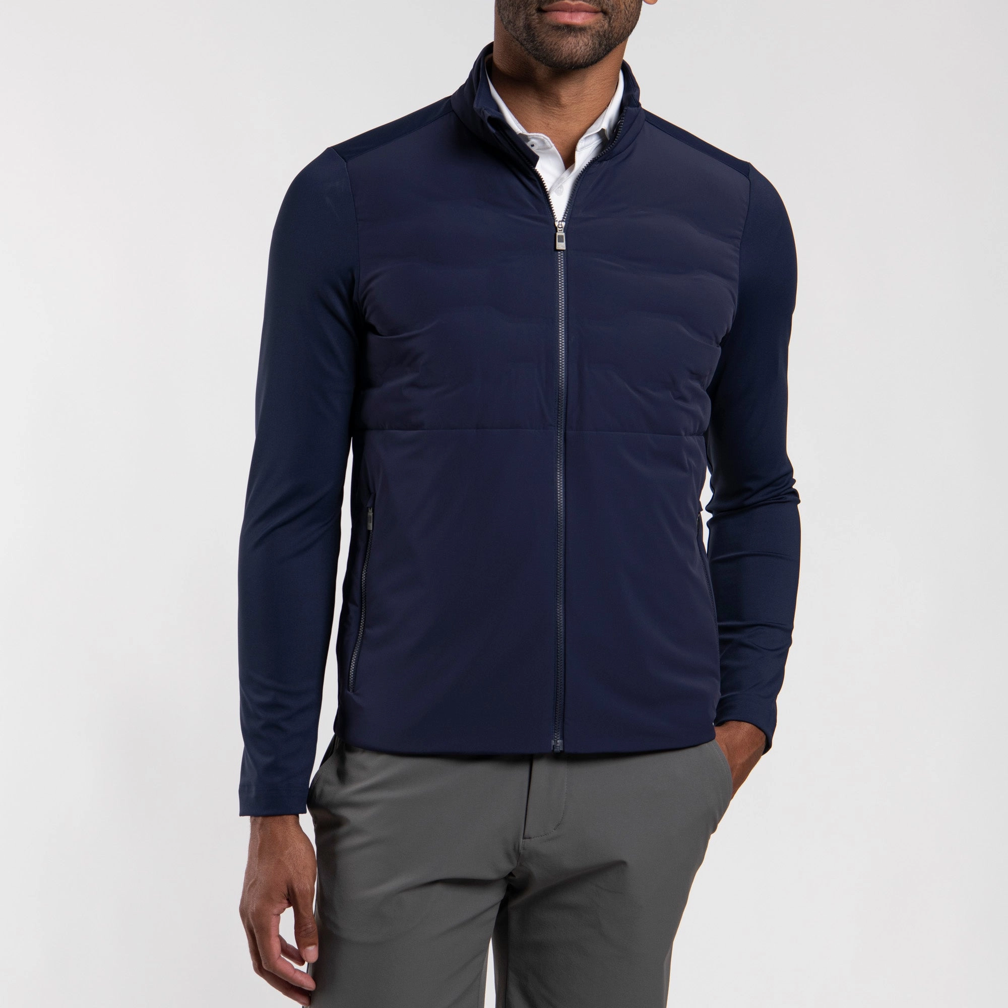 Thermoregulating Technology Document Regulator Hybrid Jacket Atlanta Blue