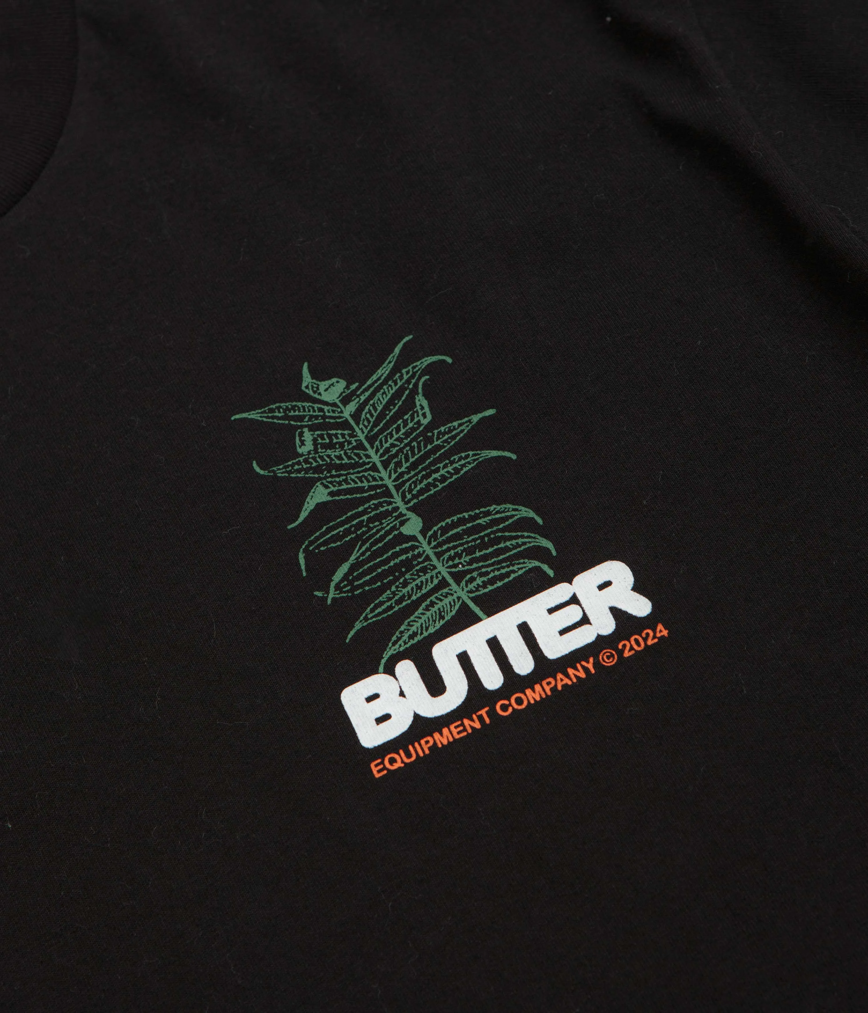 Multi Directional Stretch Thermal Insulation Butter Goods Earth T-Shirt - Black