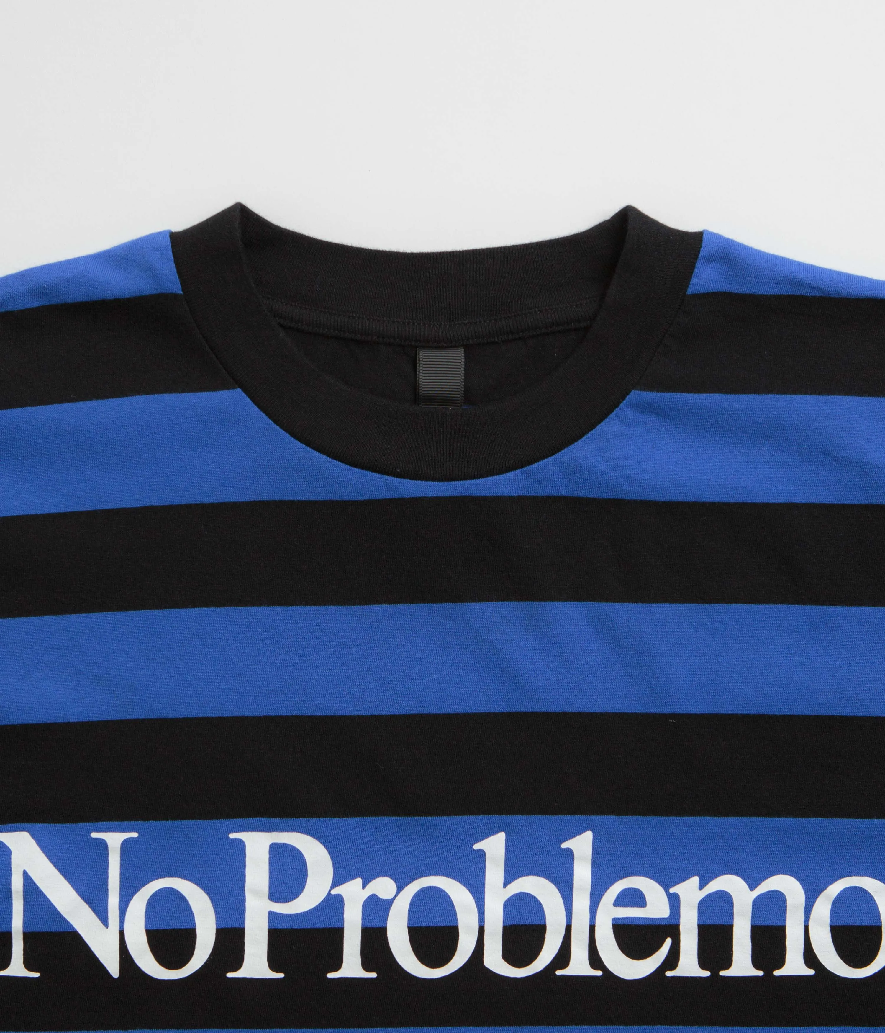 night No Problemo Striped T-Shirt - Black Multi