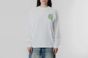 Loose Tee TonalStitching Anti Social Social Club Cancelled  Long-Sleeve Tee 'White'
