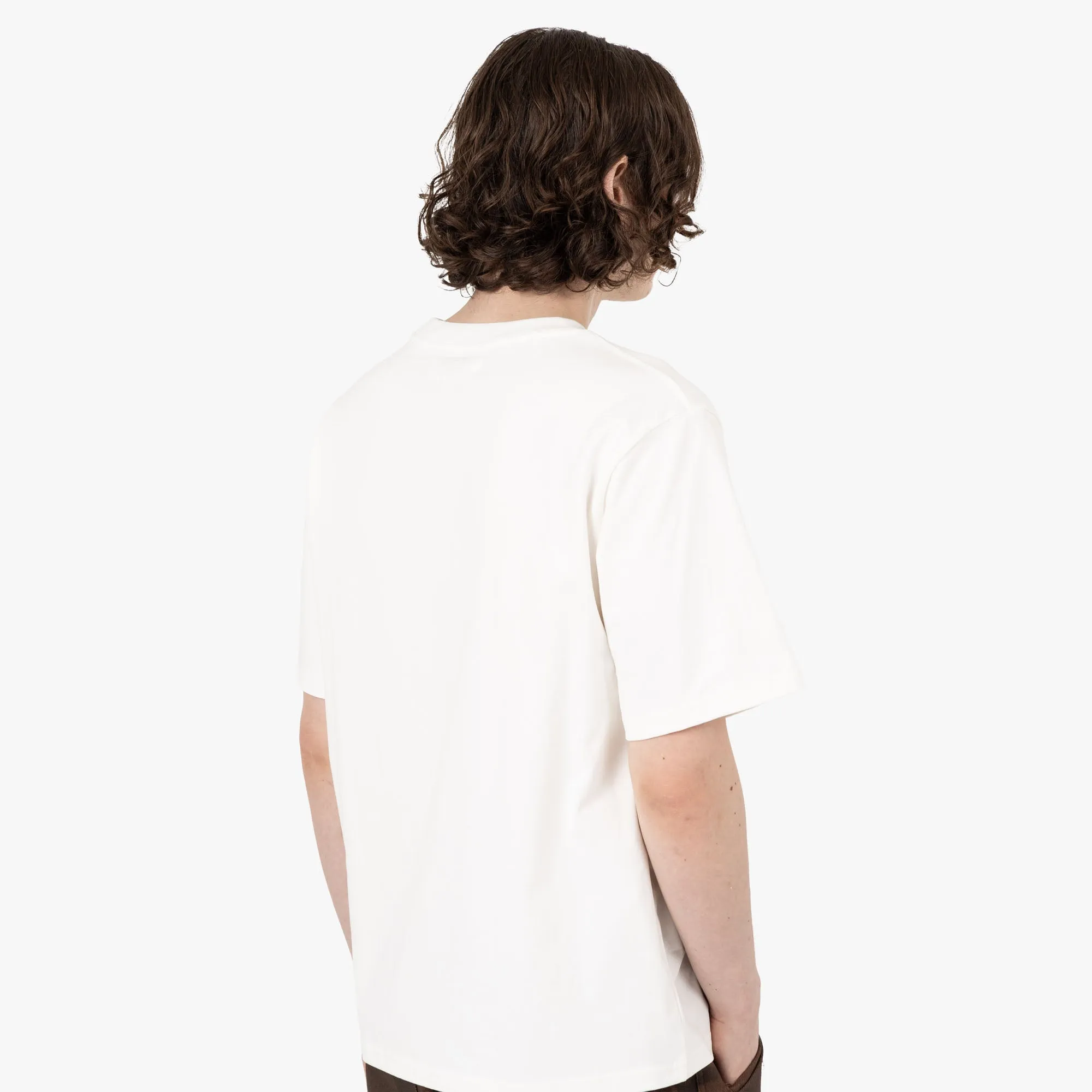 eyelet Adidem Asterisks Bubble Letters T-Shirt / Cream