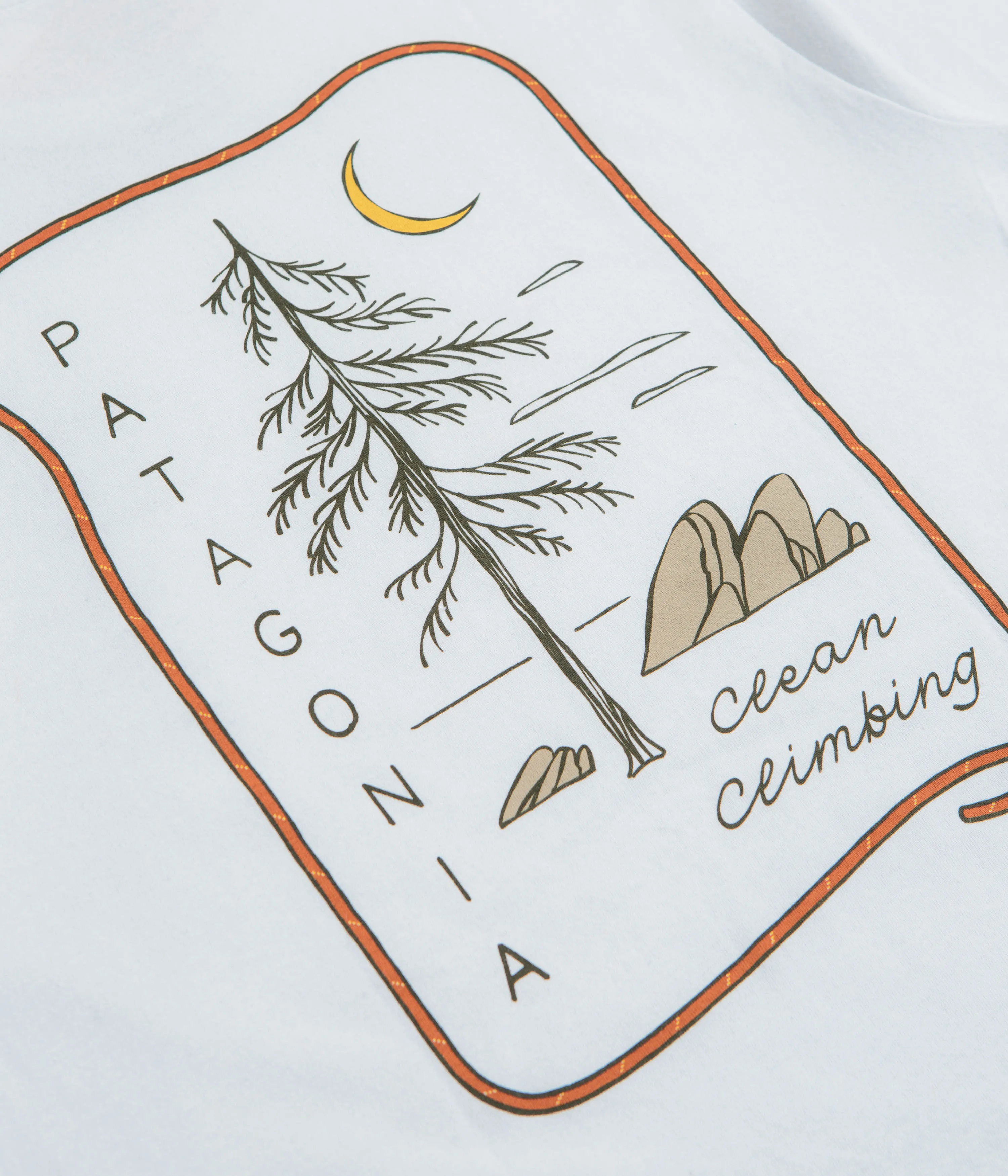 Patagonia Clean Climb Roots Responsibili-Tee T-Shirt - White Seasonal Fashion