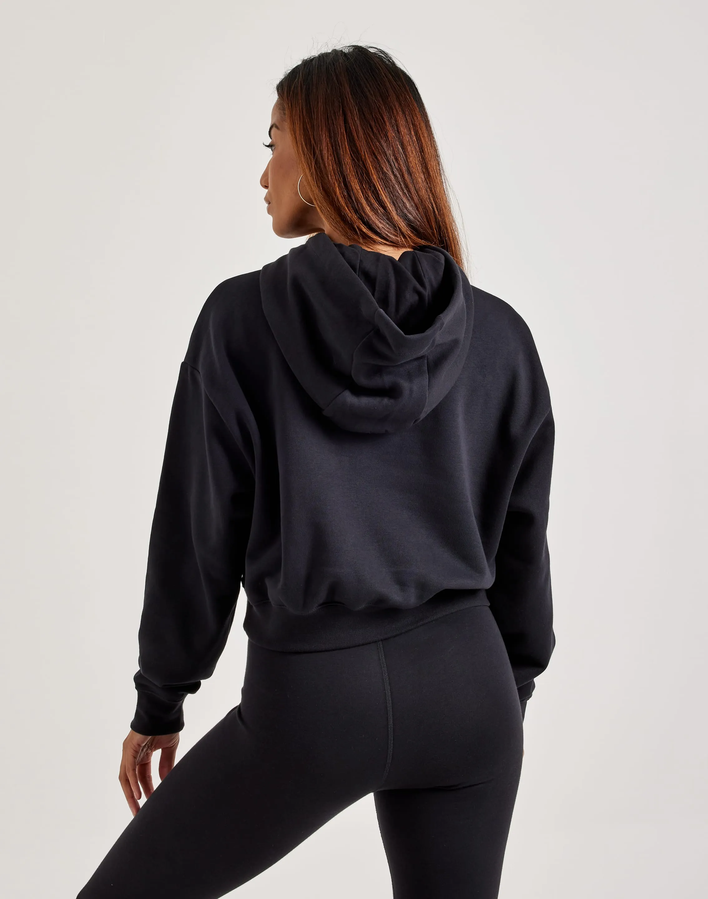 ButterySoftTexture Nike Oversized Cropped Graphic Hoodie
