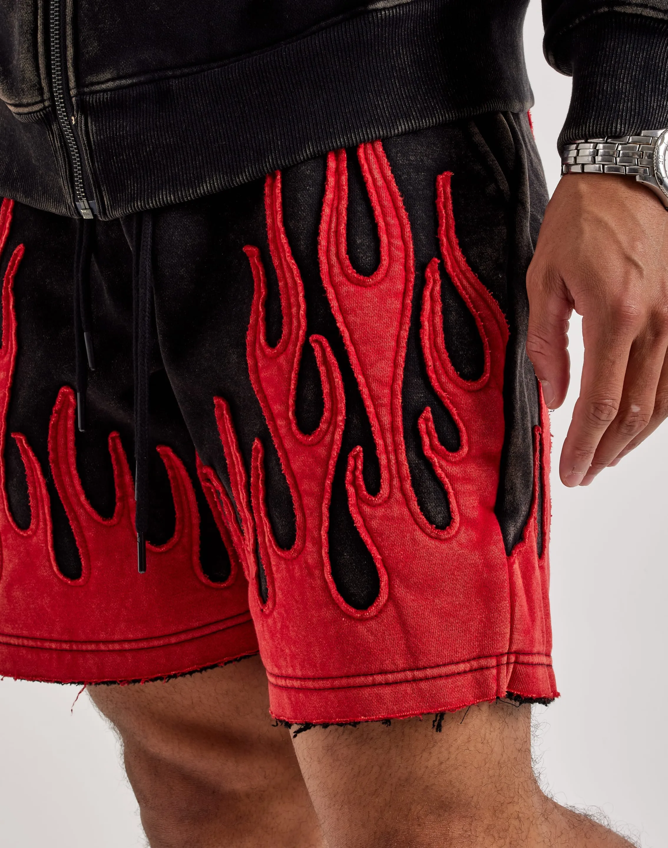 OdorResistantFabric Smoke Rise Flame Fleece Shorts