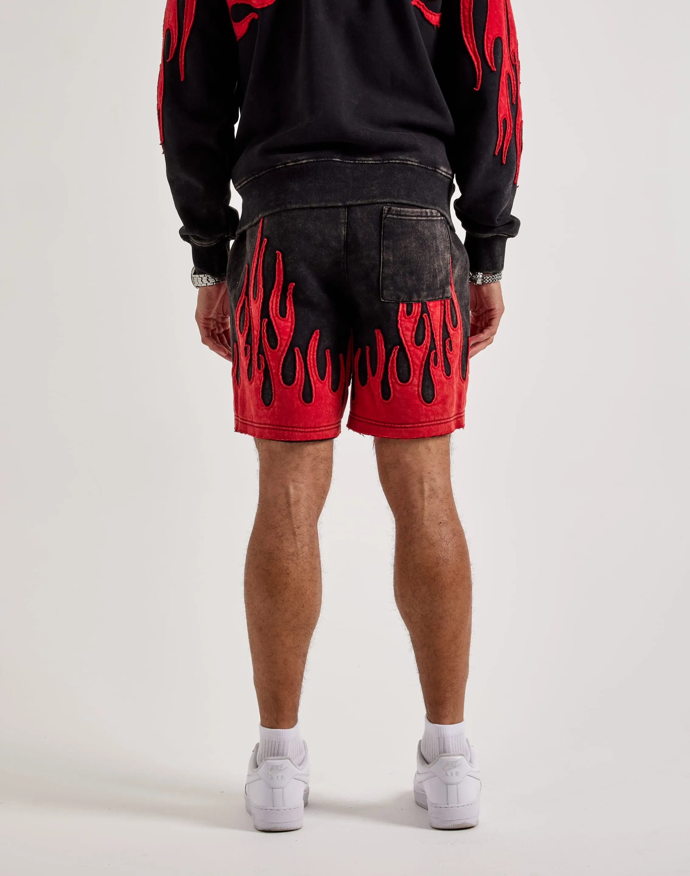 River Core Smoke Rise Flame Fleece Shorts