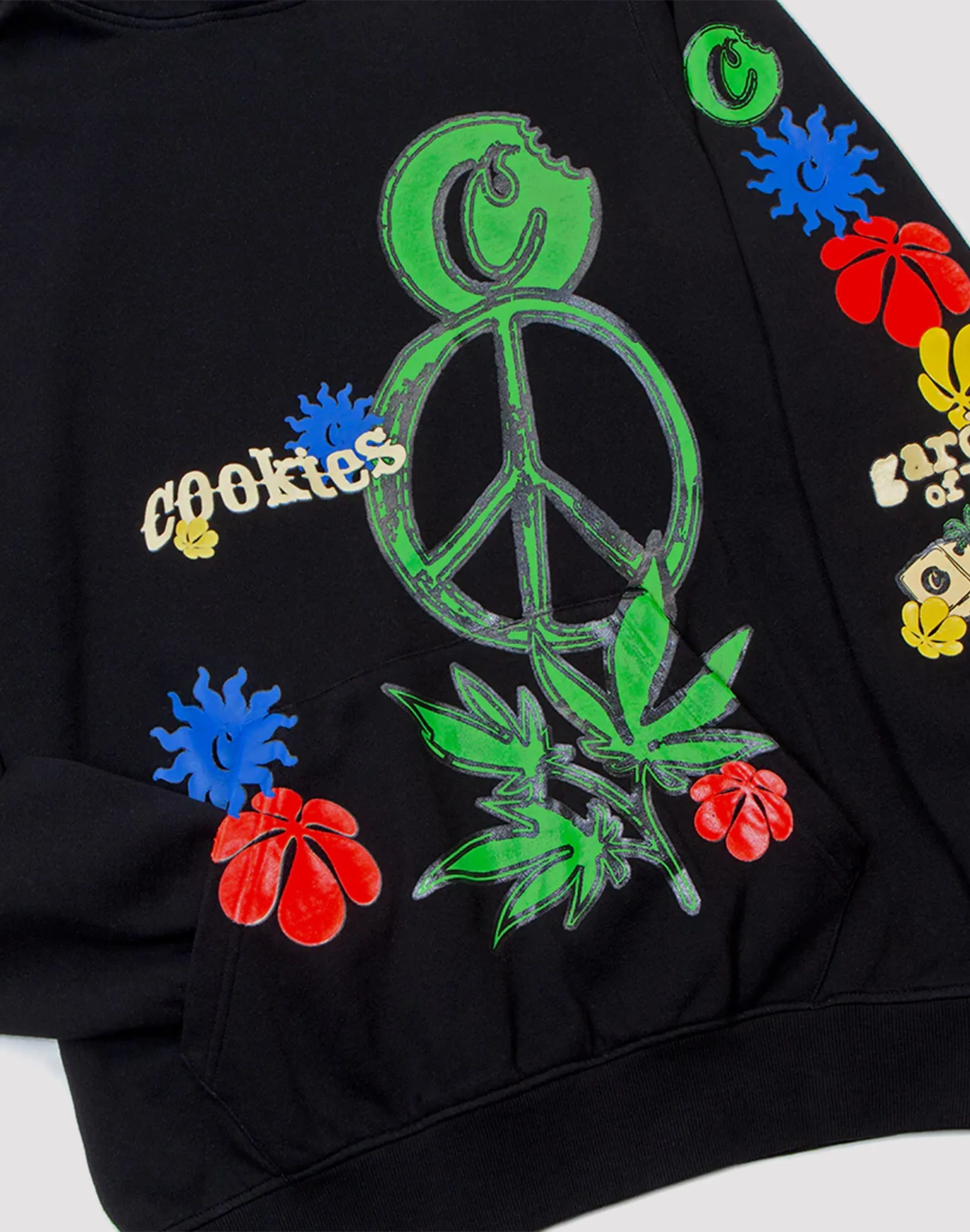 Cookies Sf Garden Of Life Pullover Fleece Hoodie DurableSeams Pure Tone