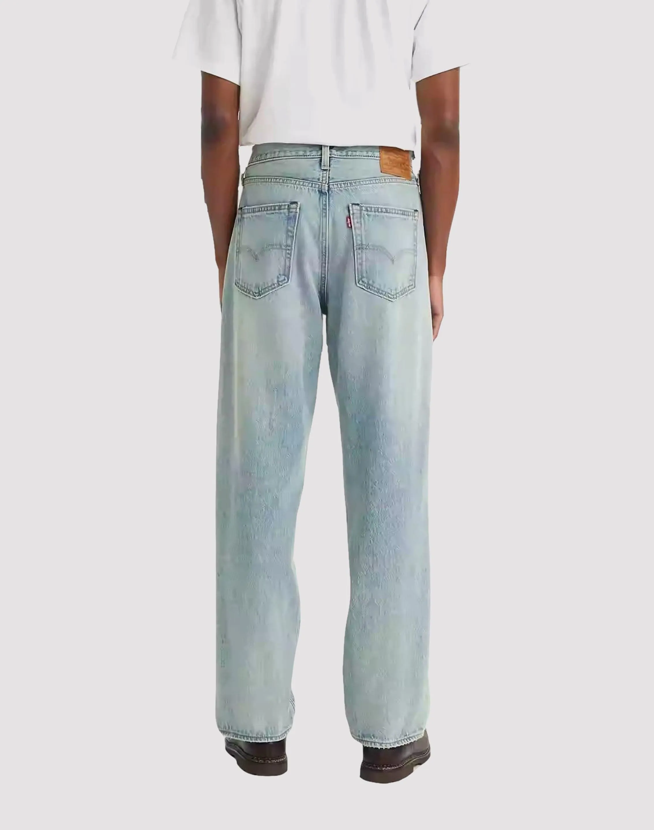 Levi 568 Patch Yourself Premium Loose Denim Jeans Road Look Busy Glow