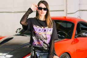Lust Brand x Berth-Oh Hawk Tee ??5000 Racing Team??. Fashionable Fit Comfy Cardigan