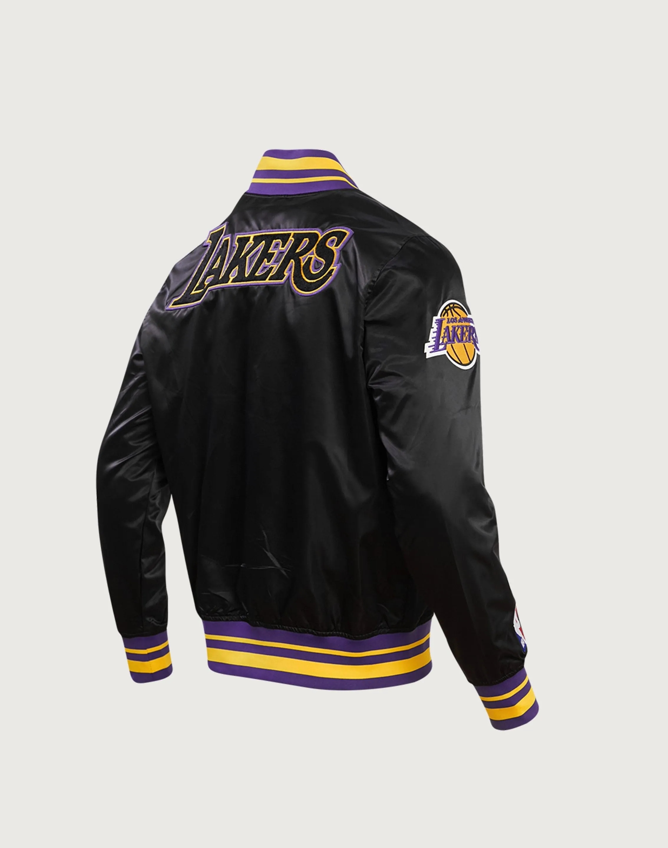 TemperatureControlTechnology Wrinklefree Pro Standard NBA Los Angeles Lakers Retro Classic Rib Satin Jacket