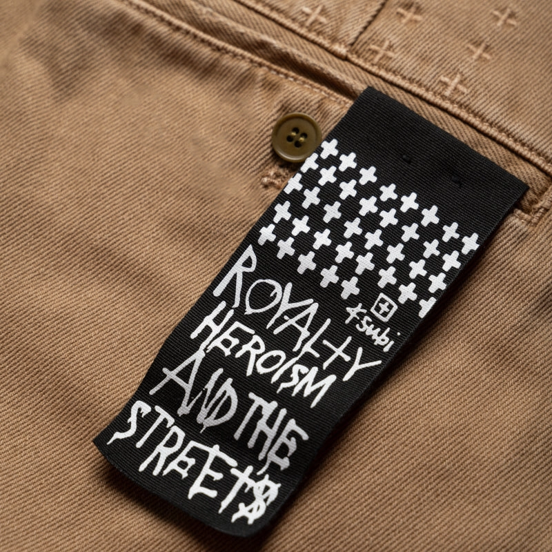warm glow Ksubi Rival Chino Trouser - Driftwood Tan