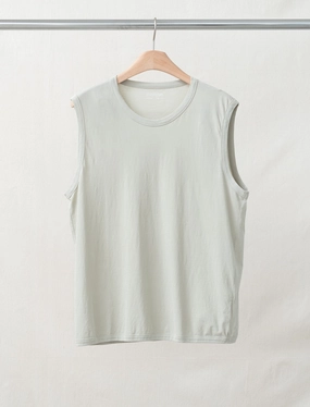 MultiPanel Design Sleeveless T-Shirt (Swiss Natural)