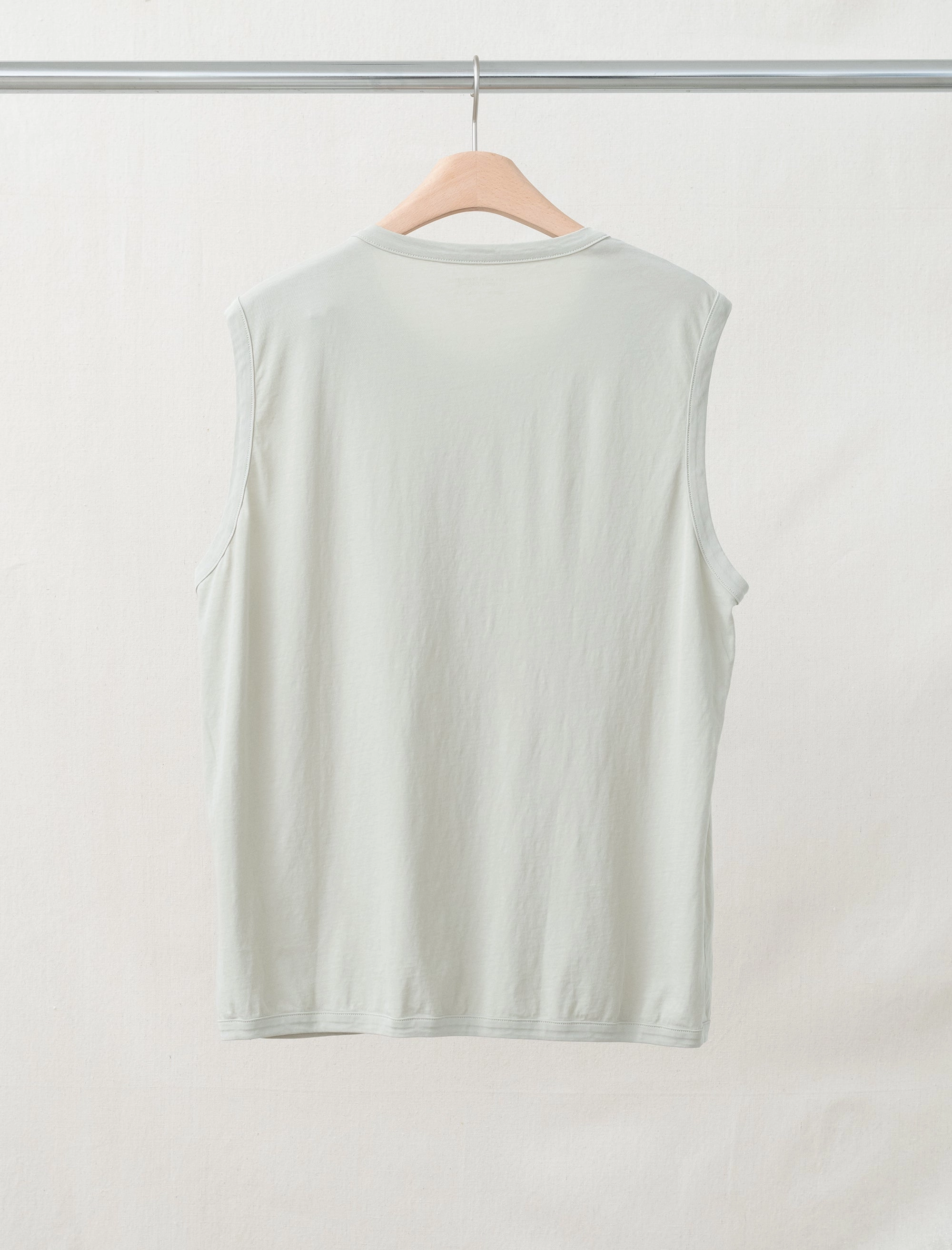 Moisture Management Fabric UltraSoft Blend Sleeveless T-Shirt (Swiss Natural)