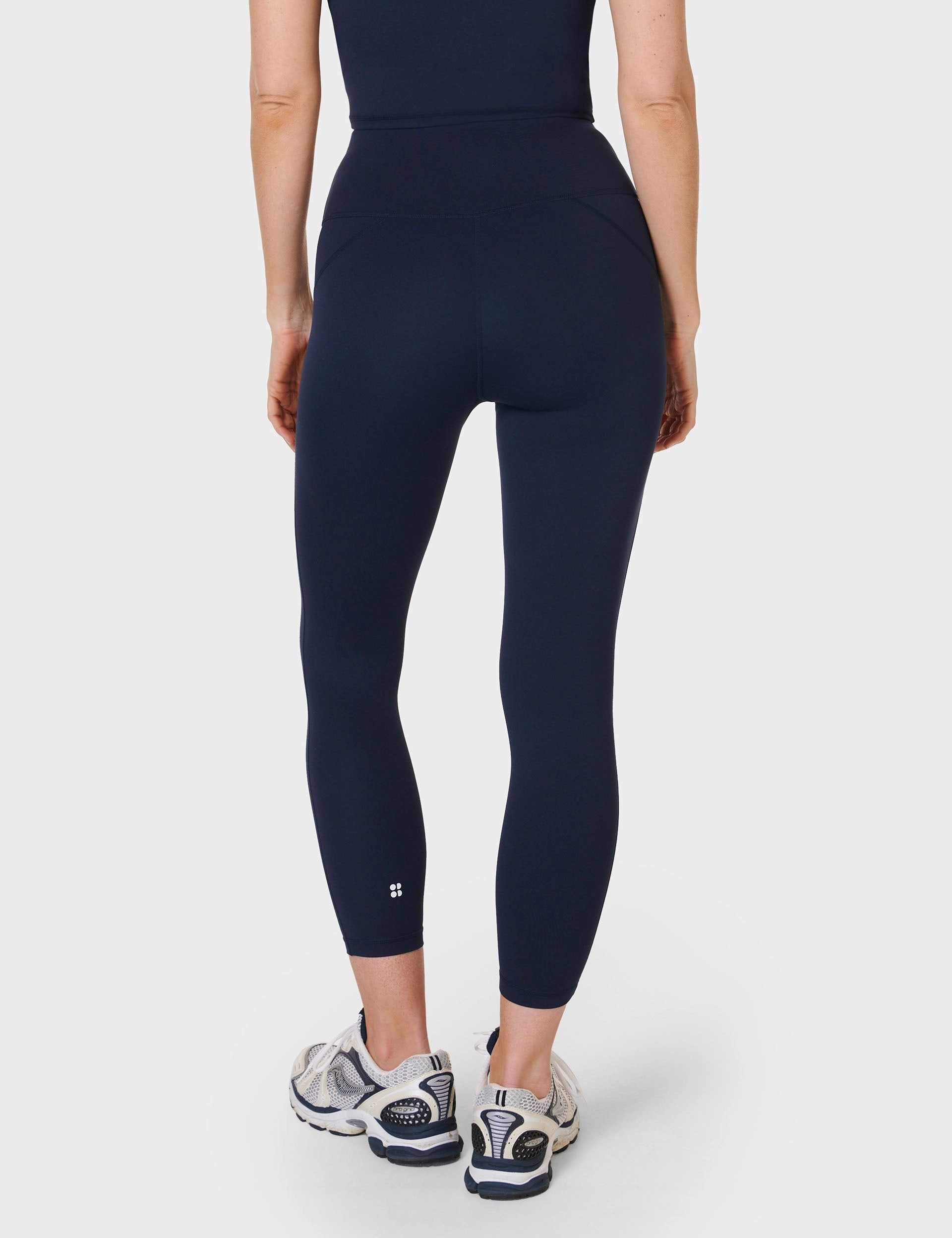 Anti Clogging Buttery Soft Texture All Day 7/8 Leggings - Navy Blue