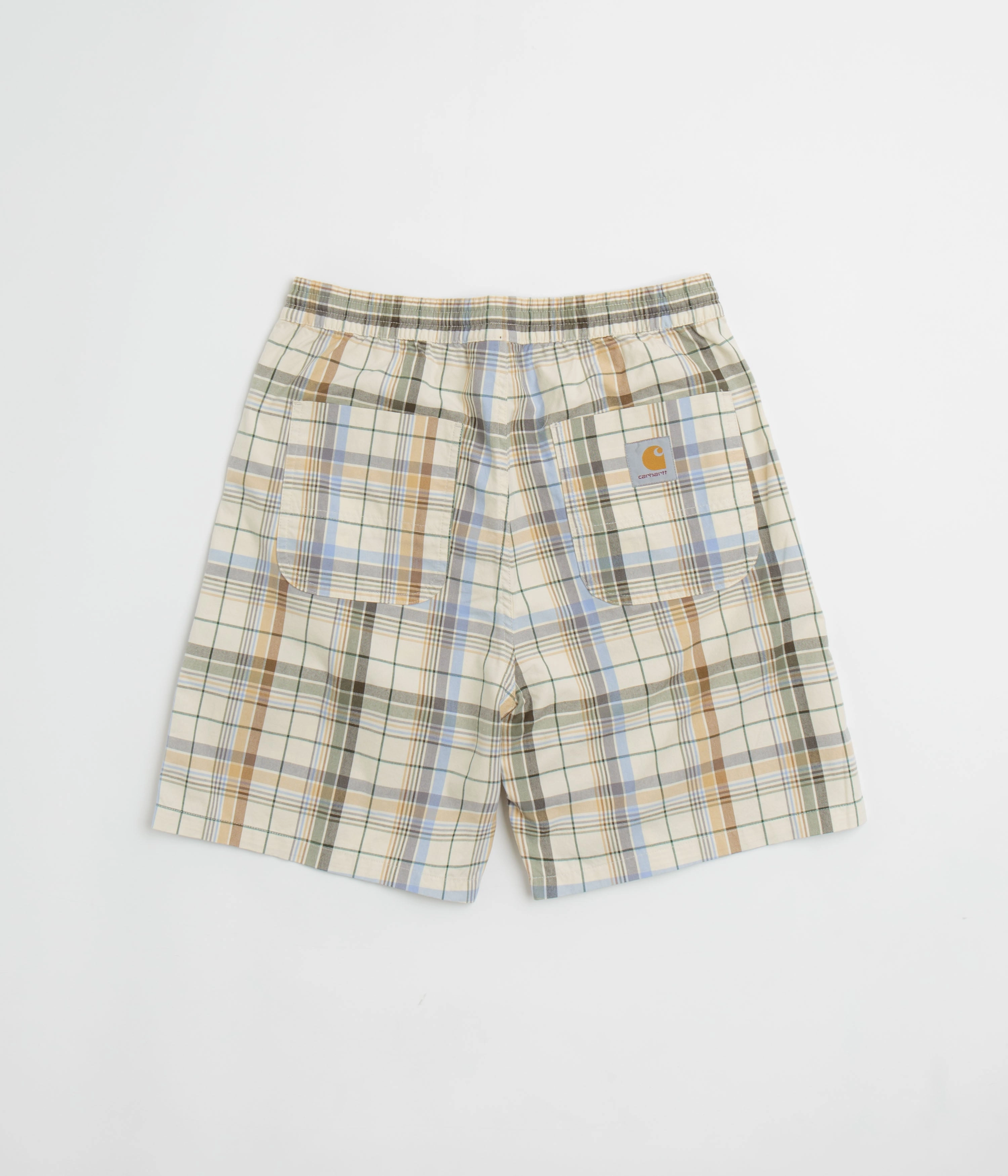 Carhartt Vilay Shorts - Vilay Check / Natural Personalized Four Way Stretch