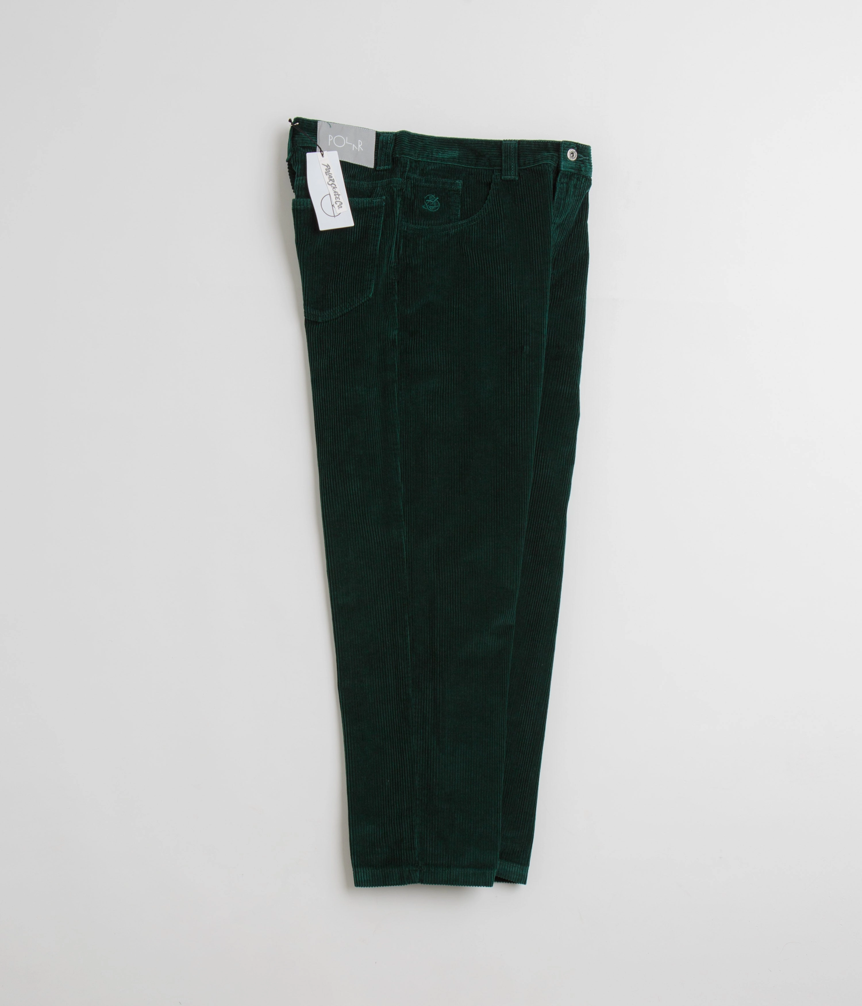 AntiSlipWaistband Tear Resistant Design Polar 93 Cord Trousers - Dark Emerald