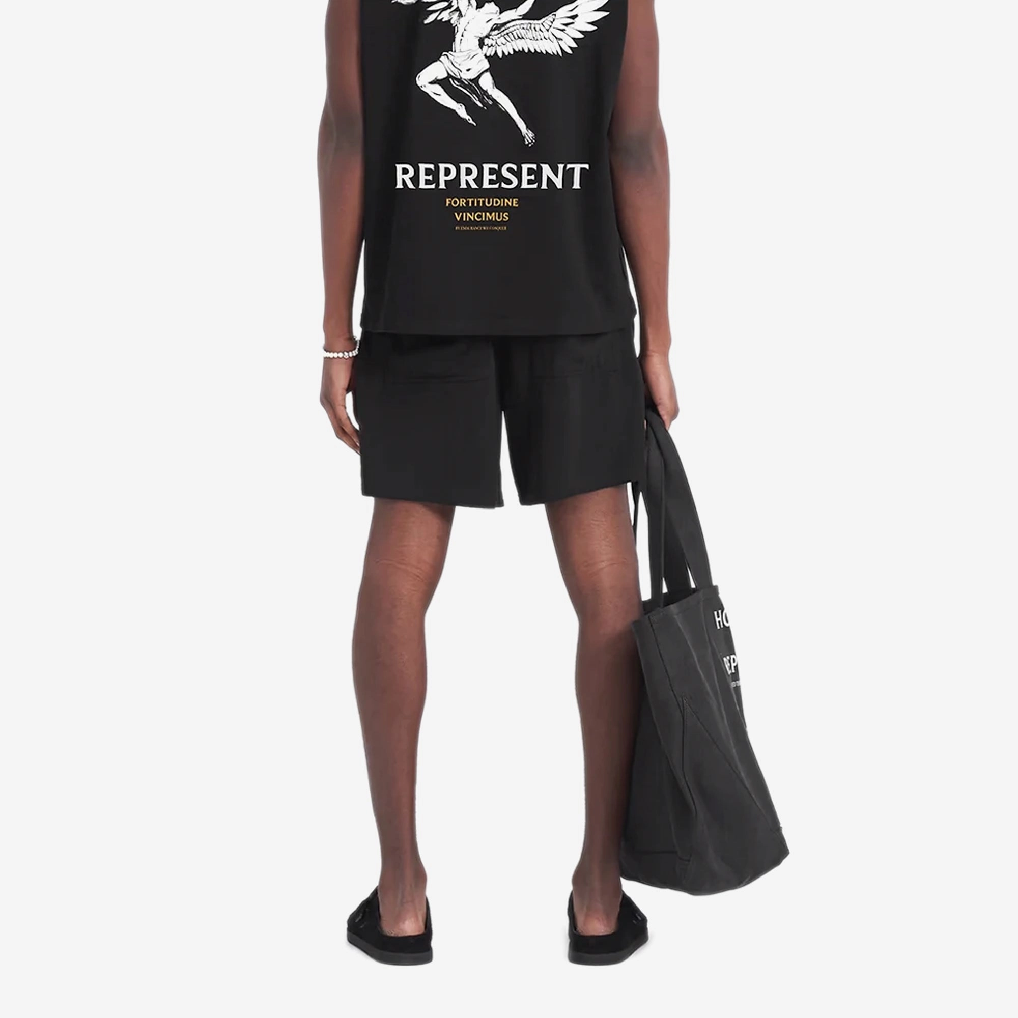 WrinkleResistantClothing OdorResistant Coating Represent | ICARUS SHORT { BLACK