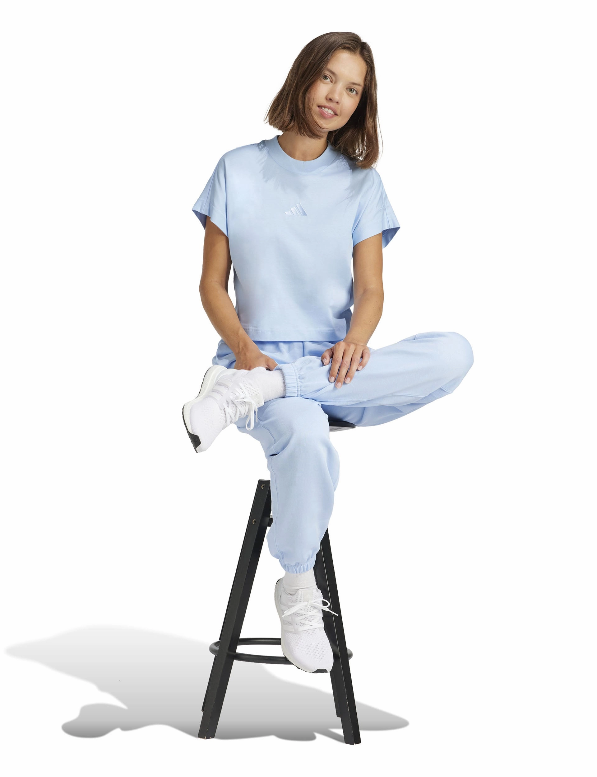Anti Static Weave Tear ResistantWeave ALL SZN French Terry Loose Joggers - Glow Blue