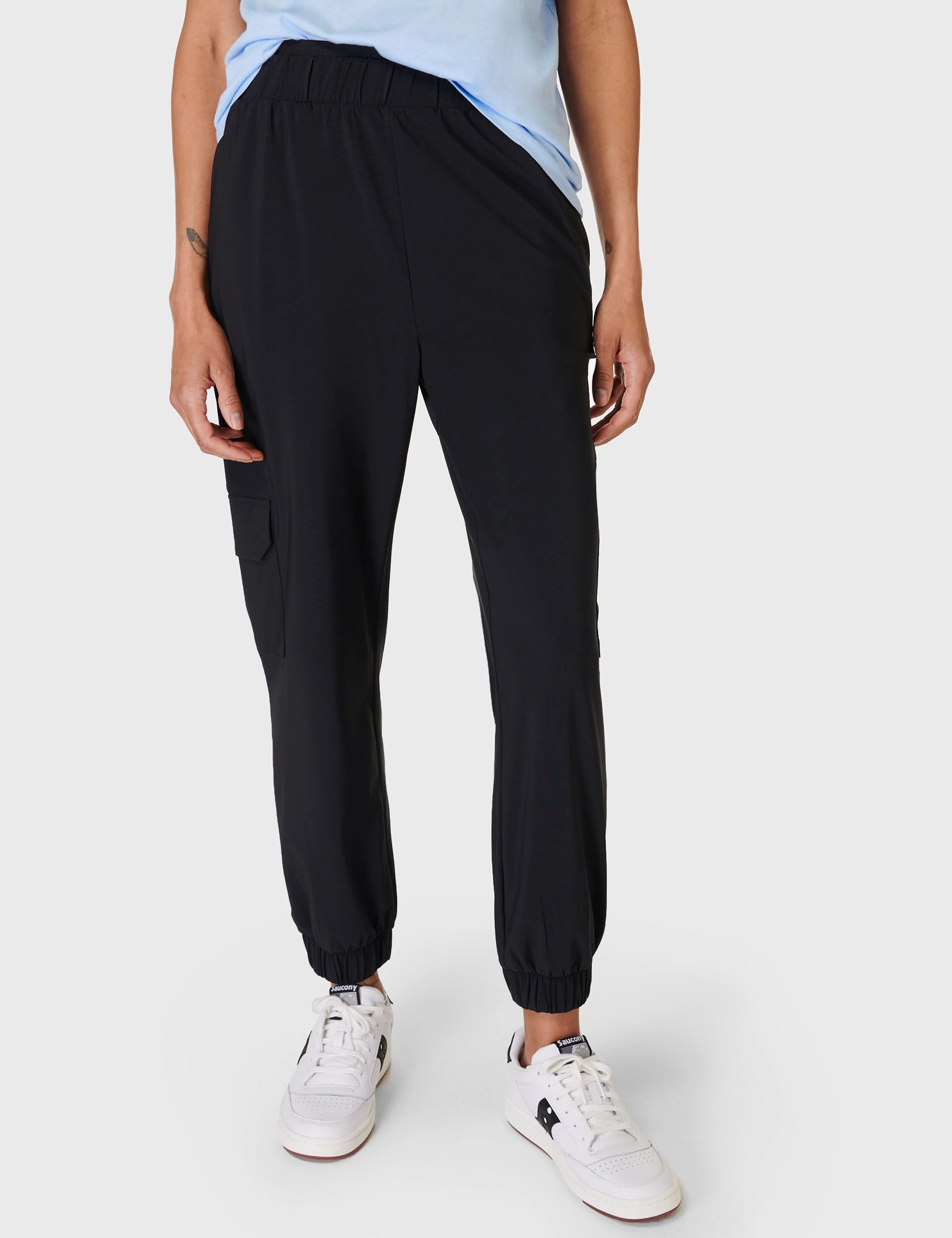 Slip Resistant Waist Grip Explorer Cargo Pant - Black
