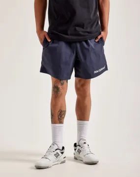 New Balance Archive Stretch Woven Shorts Easy Cool Reflective details
