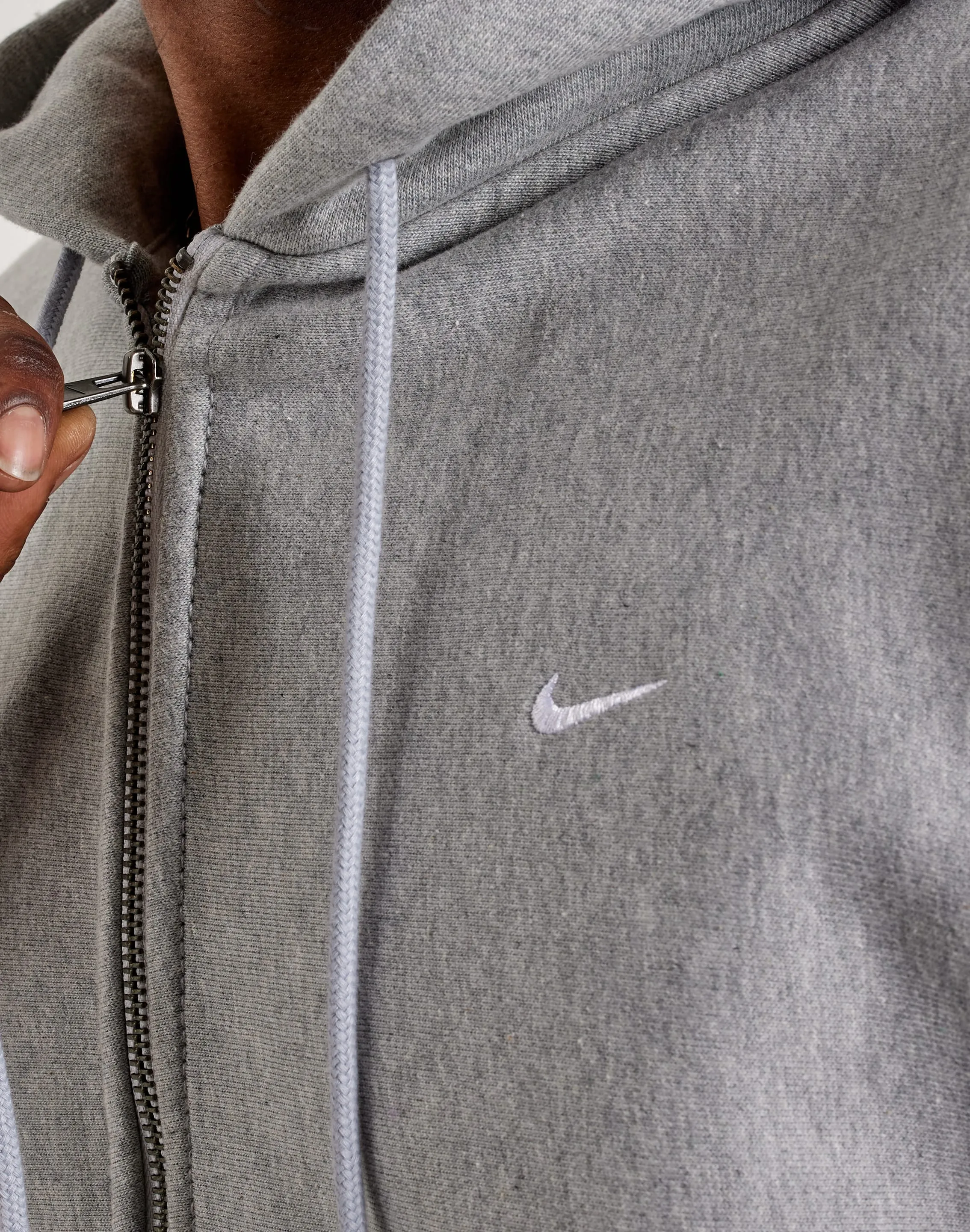 FlexibleJointConstruction Nike Solo Swoosh Fleece Full-Zip Hoodie