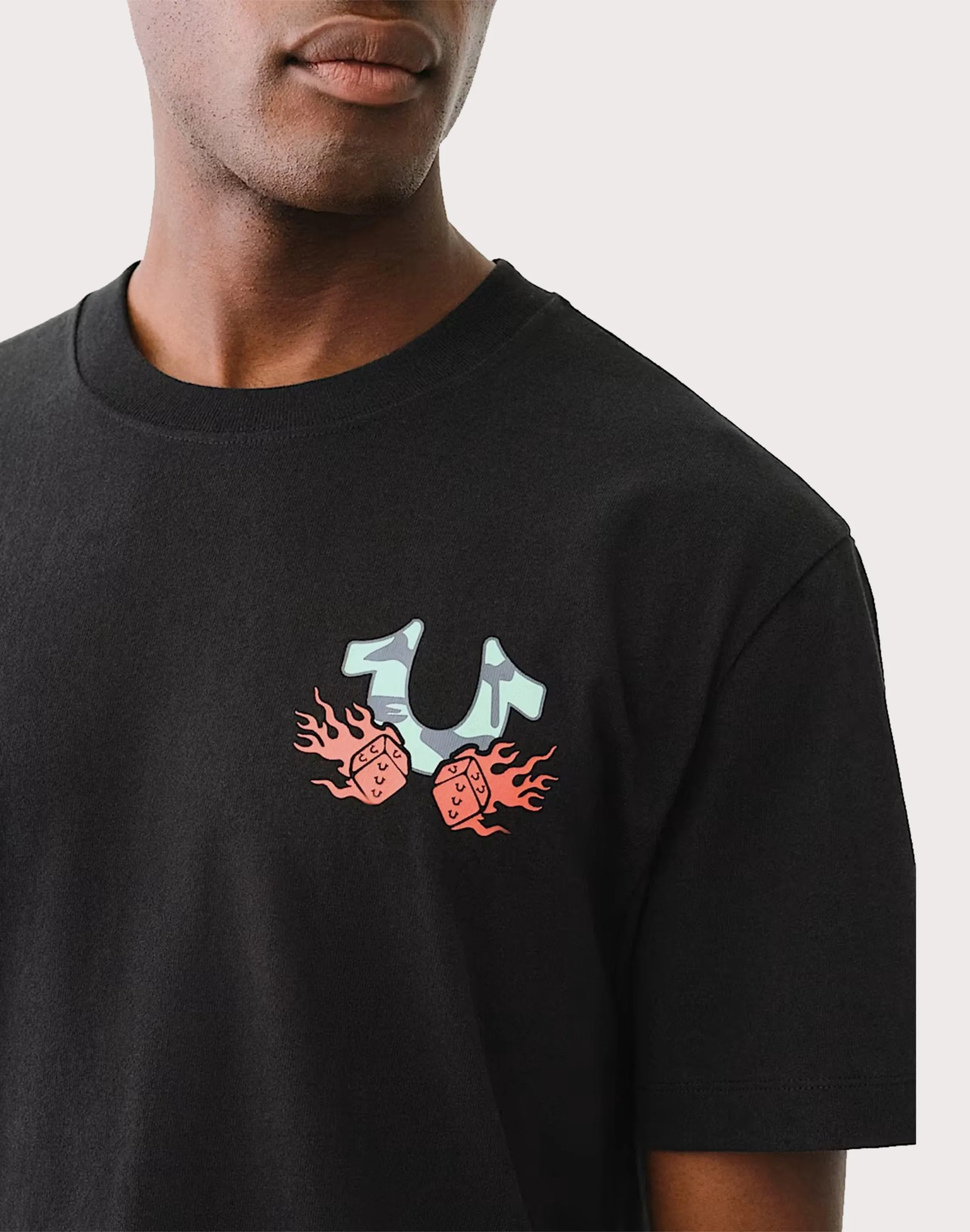 True Religion Reaper Tee Energy Flow ReinforcedHem