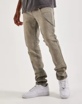 WAIMEA Slim Quilted Jeans Brave Mode Sun shield