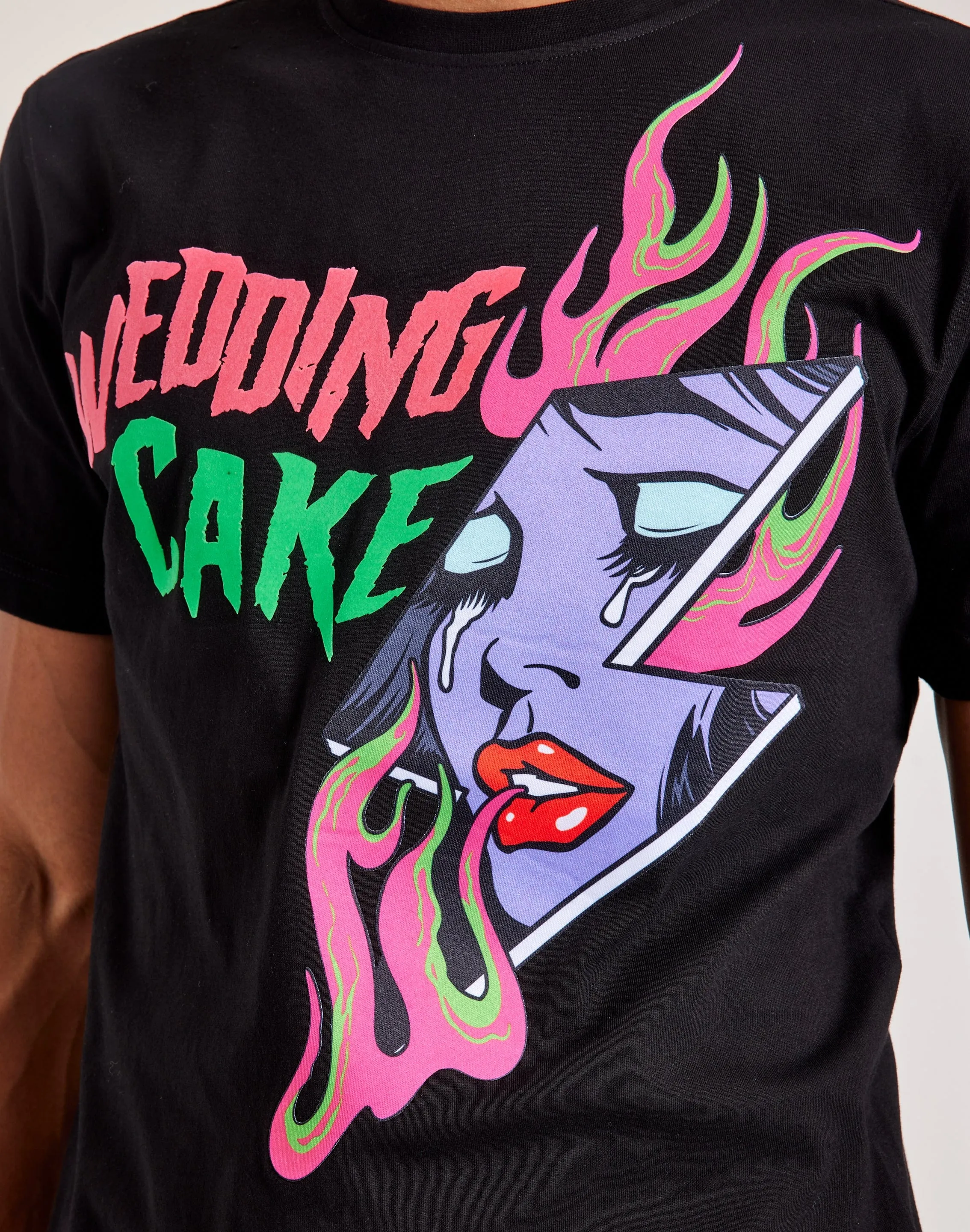 Central Mills Wedding Cake Lightning Girl Tee HighElasticity