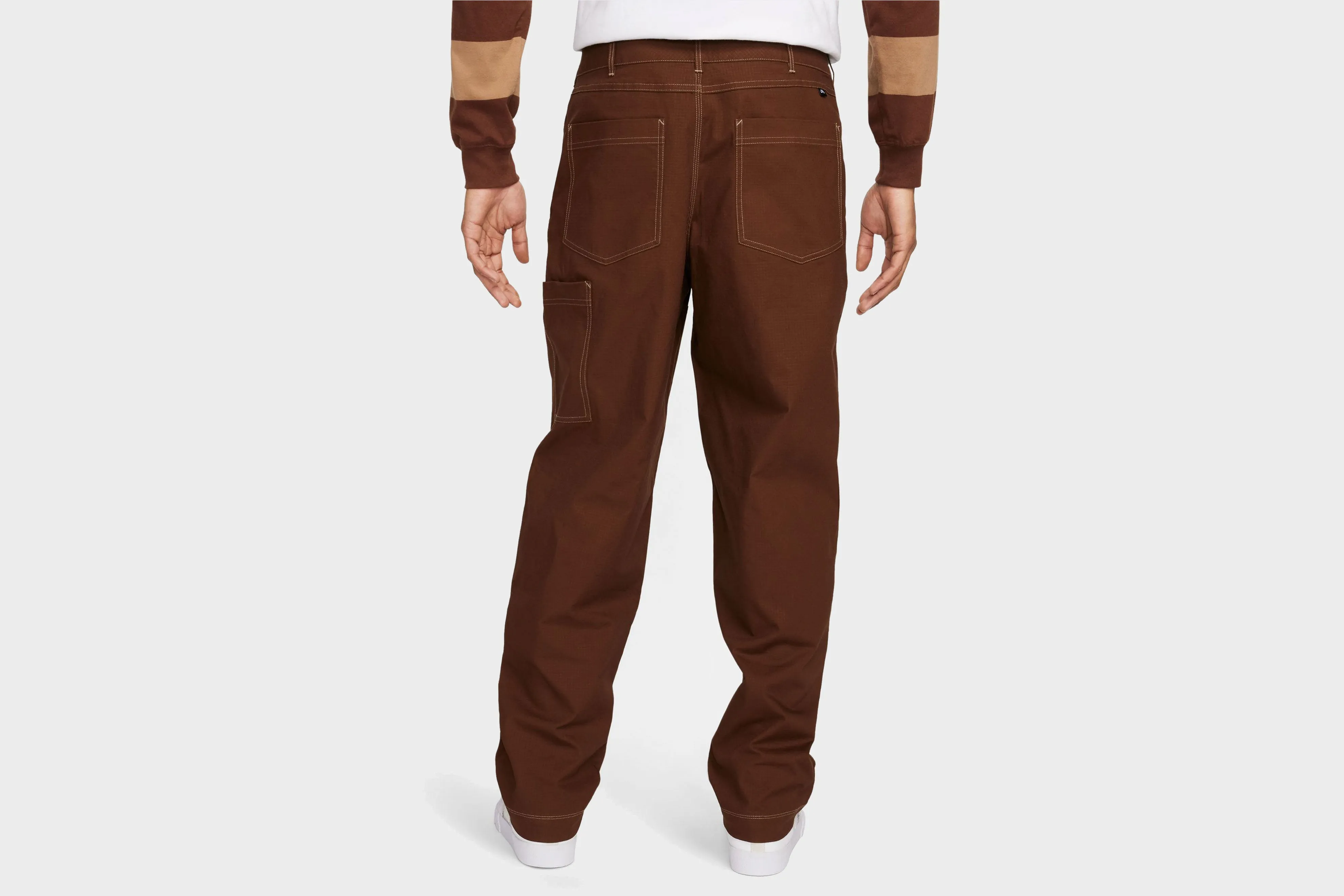 EcoFriendlyTextile Cool Nylon Nike SB Men's Double-Knee Skate Pants (Cacao Wow)