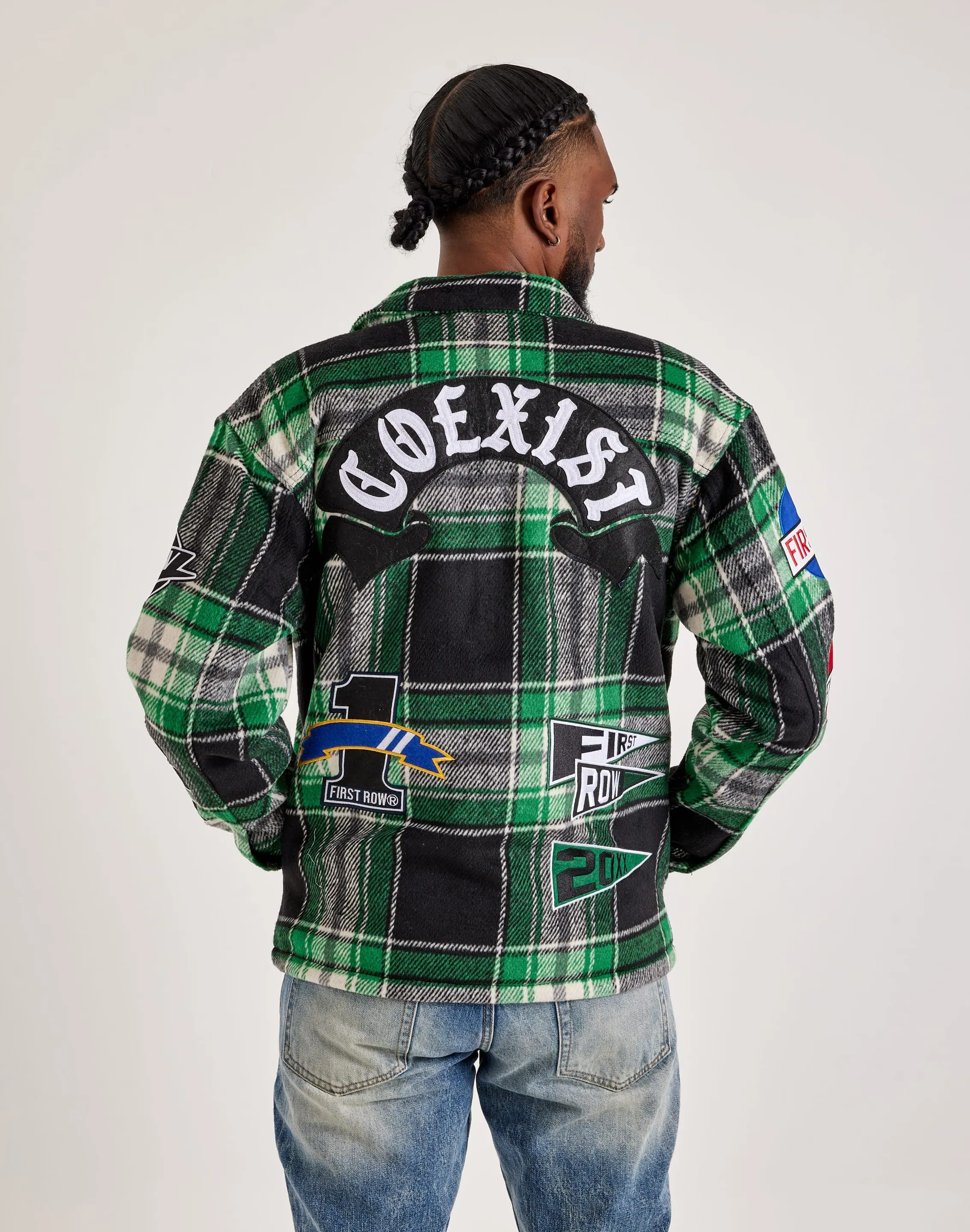 First Row Classic Shacket Cotton Glow