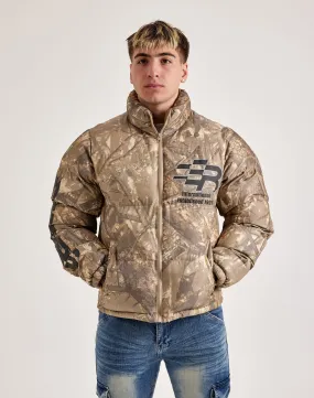 Fresh Ease Teacher Chic Smoke Rise Puffer Jacket