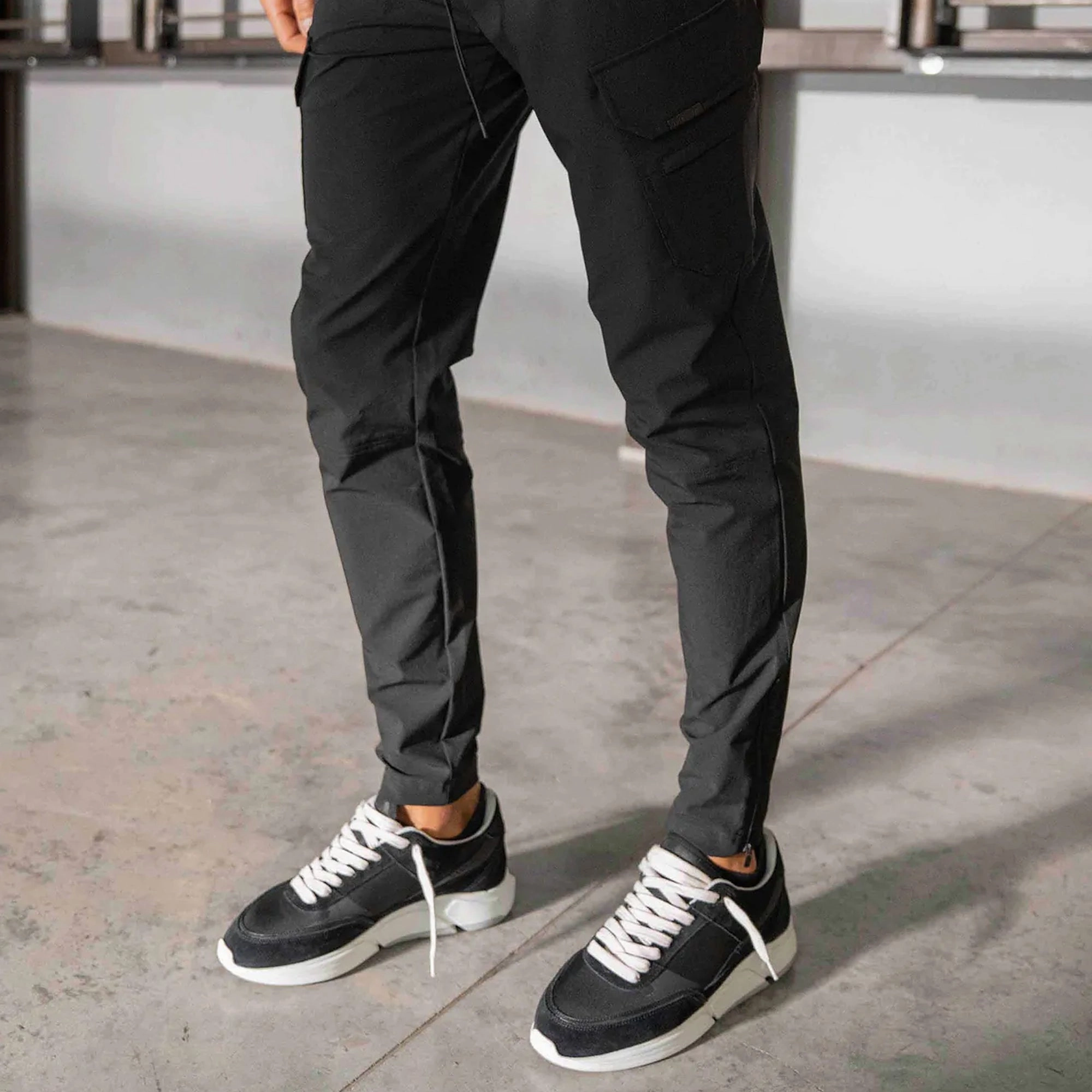 AllSeasonWear REPRESENT | 247 ZIP PANT { BLACK