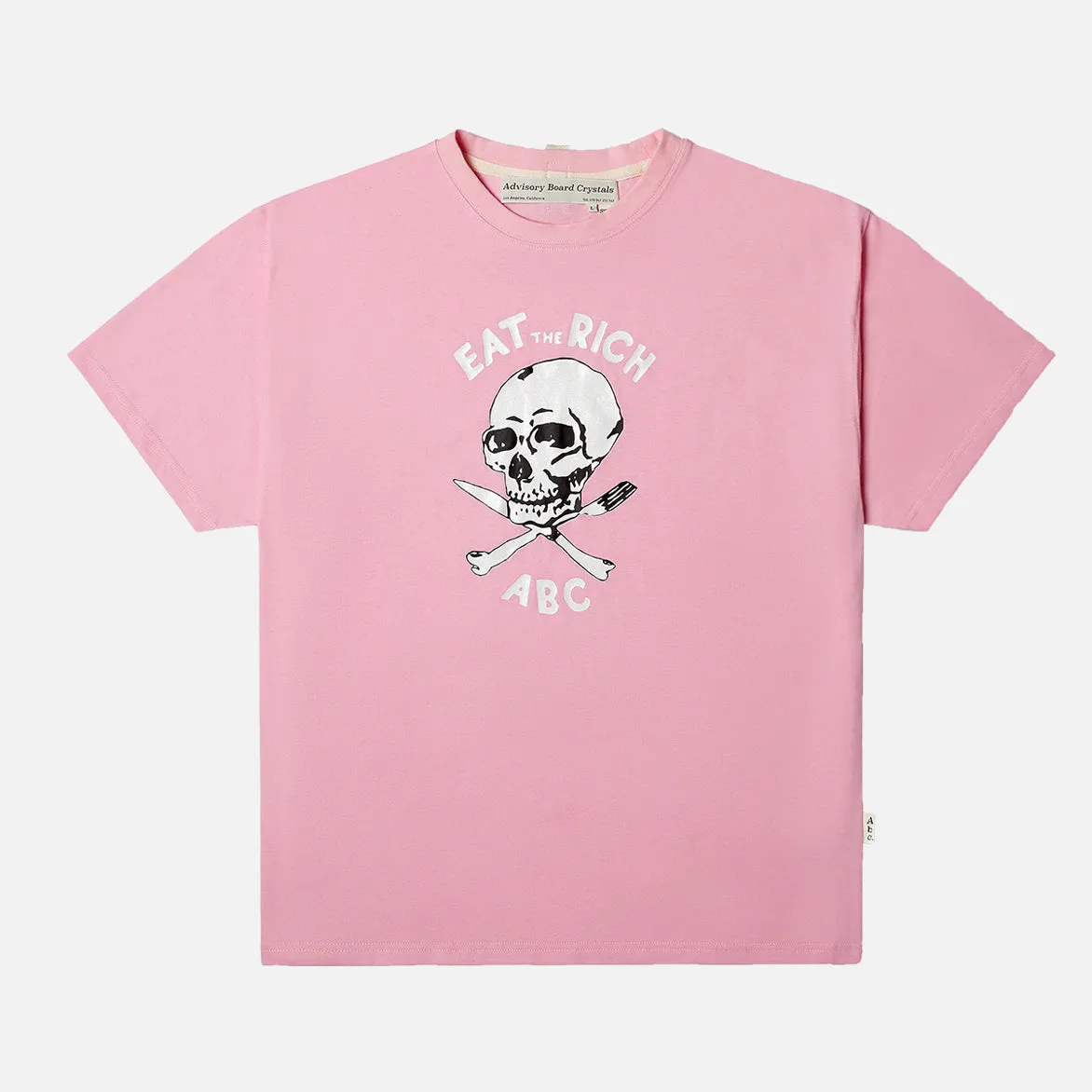 SKULL SHORT SLEEVE TEE - PINK StretchFree Star Mood