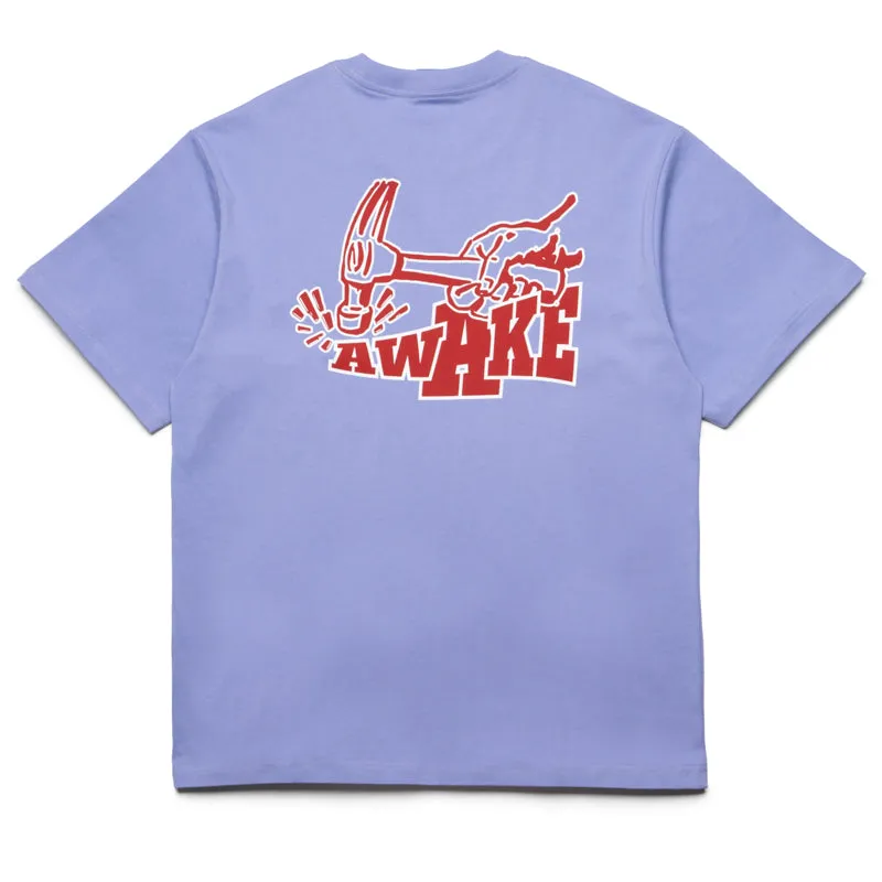 Outerwear Coastal aesthetic Awake NY Hammer Tee - Periwinkle