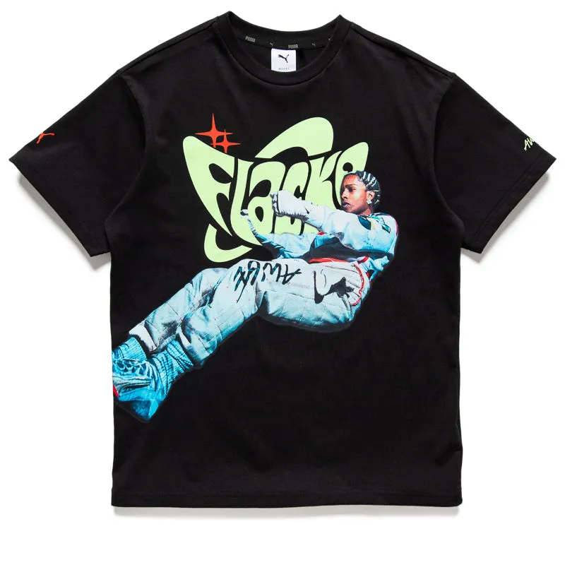 A$AP Rocky x Puma Flacko Drive Tee - Black yacht event