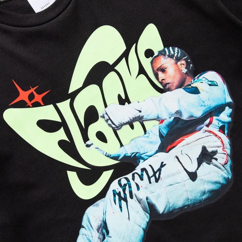 A$AP Rocky x Puma Flacko Drive Tee - Black Tight Fit