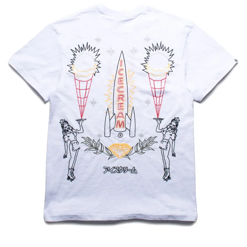 Meditation Ice Cream Chains Tee - White