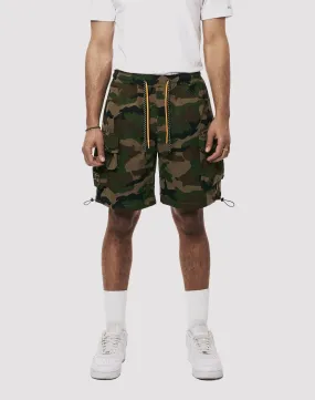 Design Glow Grindhouse Nylon Camo Shorts