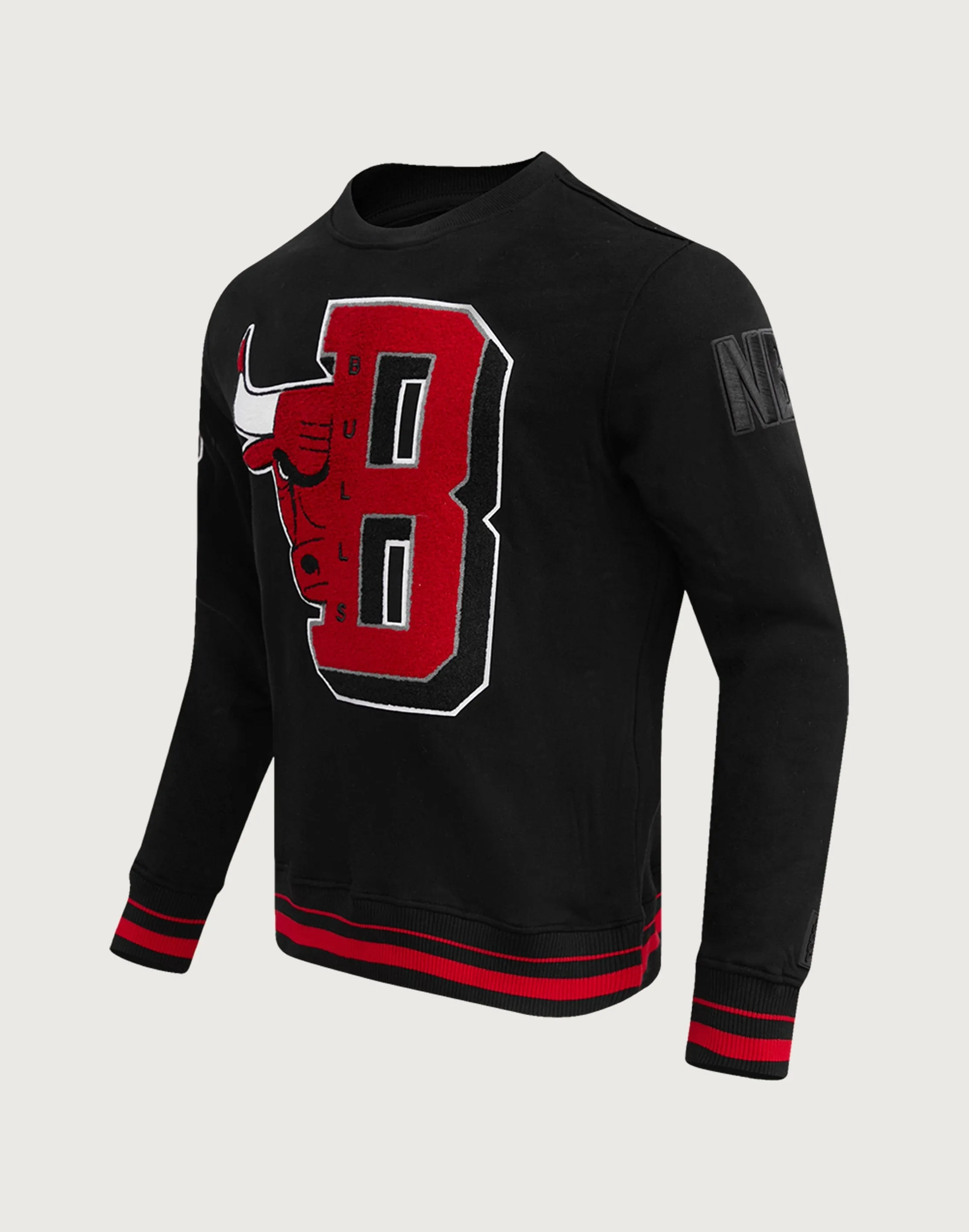 Thermal Insulation OdorControlClothing Pro Standard NBA Chicago Bulls Mashup Rib Crewneck