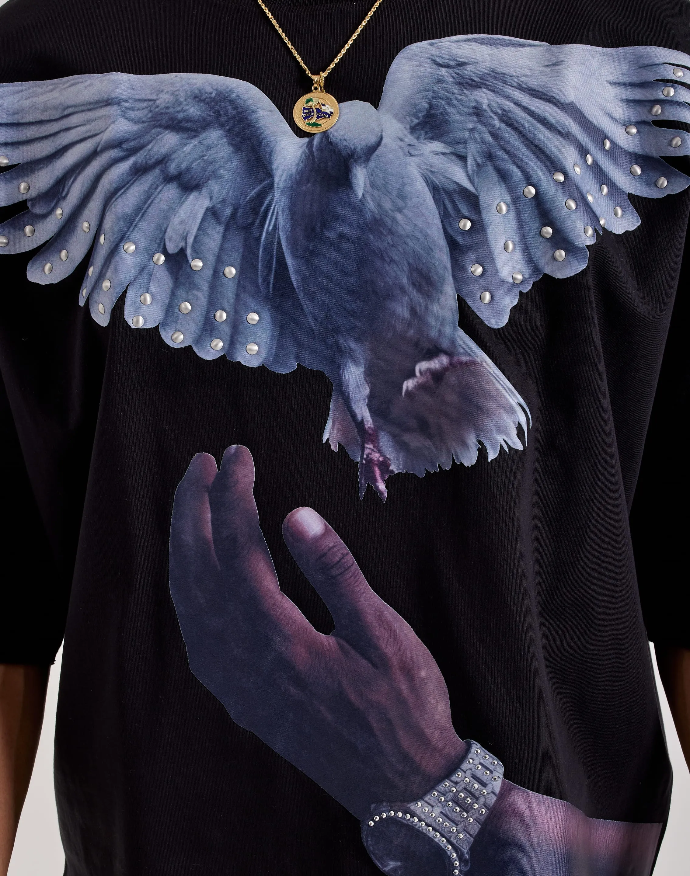 Roku Studio Peace Tee Free Fit Evening Chic