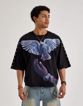Roku Studio Peace Tee FlexibleCollar
