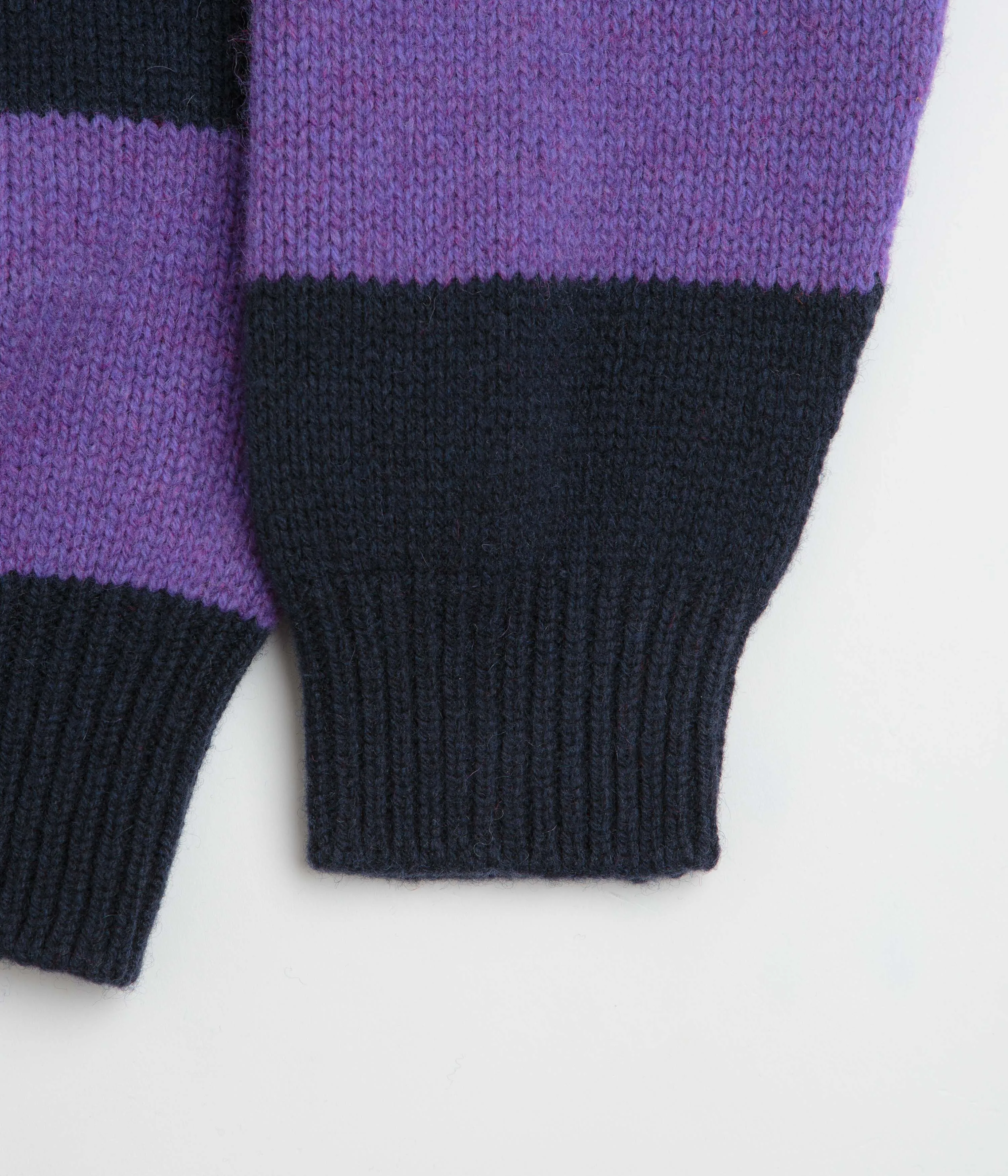 Howlin' Absolute Polo Knit Sweatshirt - Violet Dreams aesthetic features
