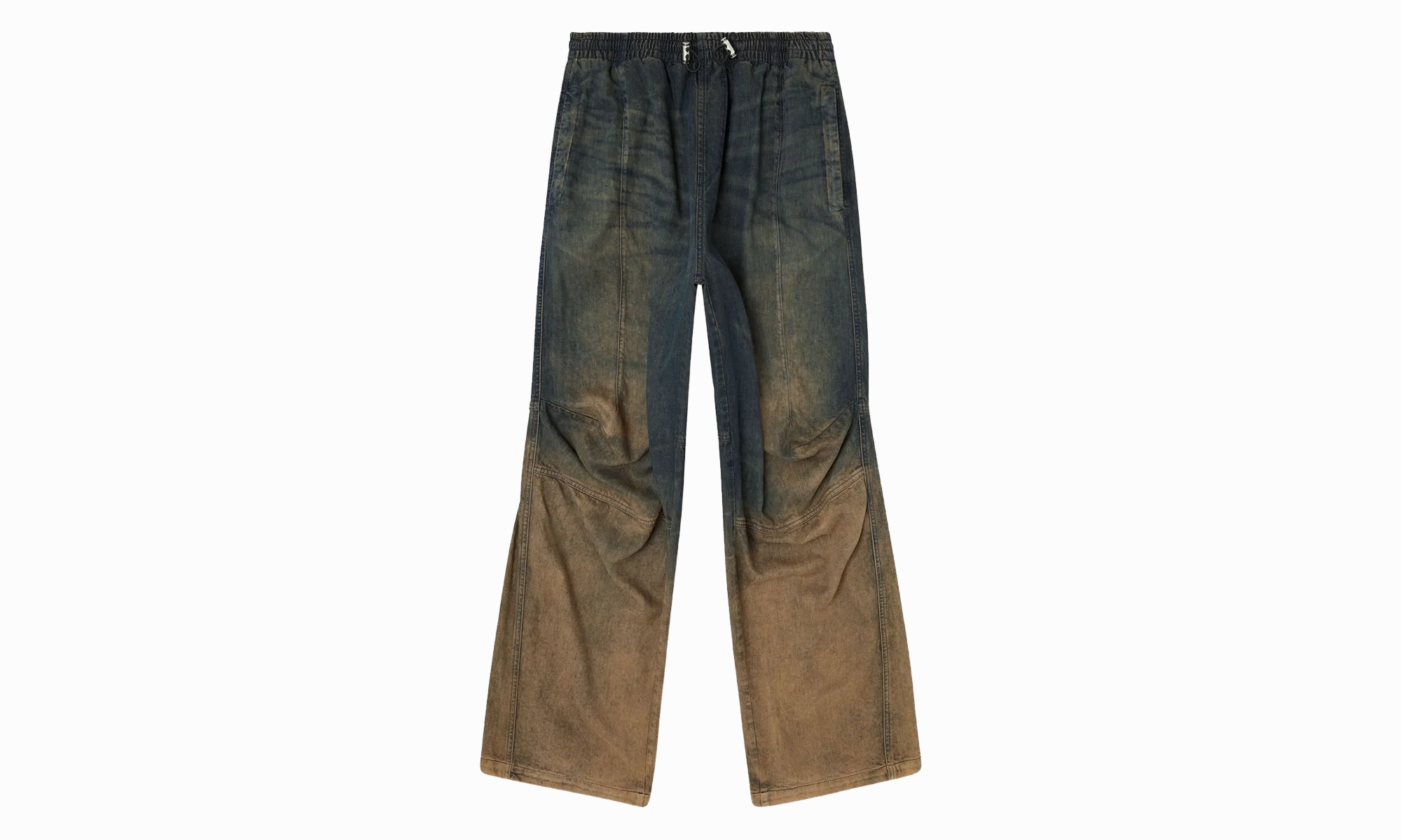 Relaxed Degrade Drawstring Jeans D-Pari "Blue" Style Forward
