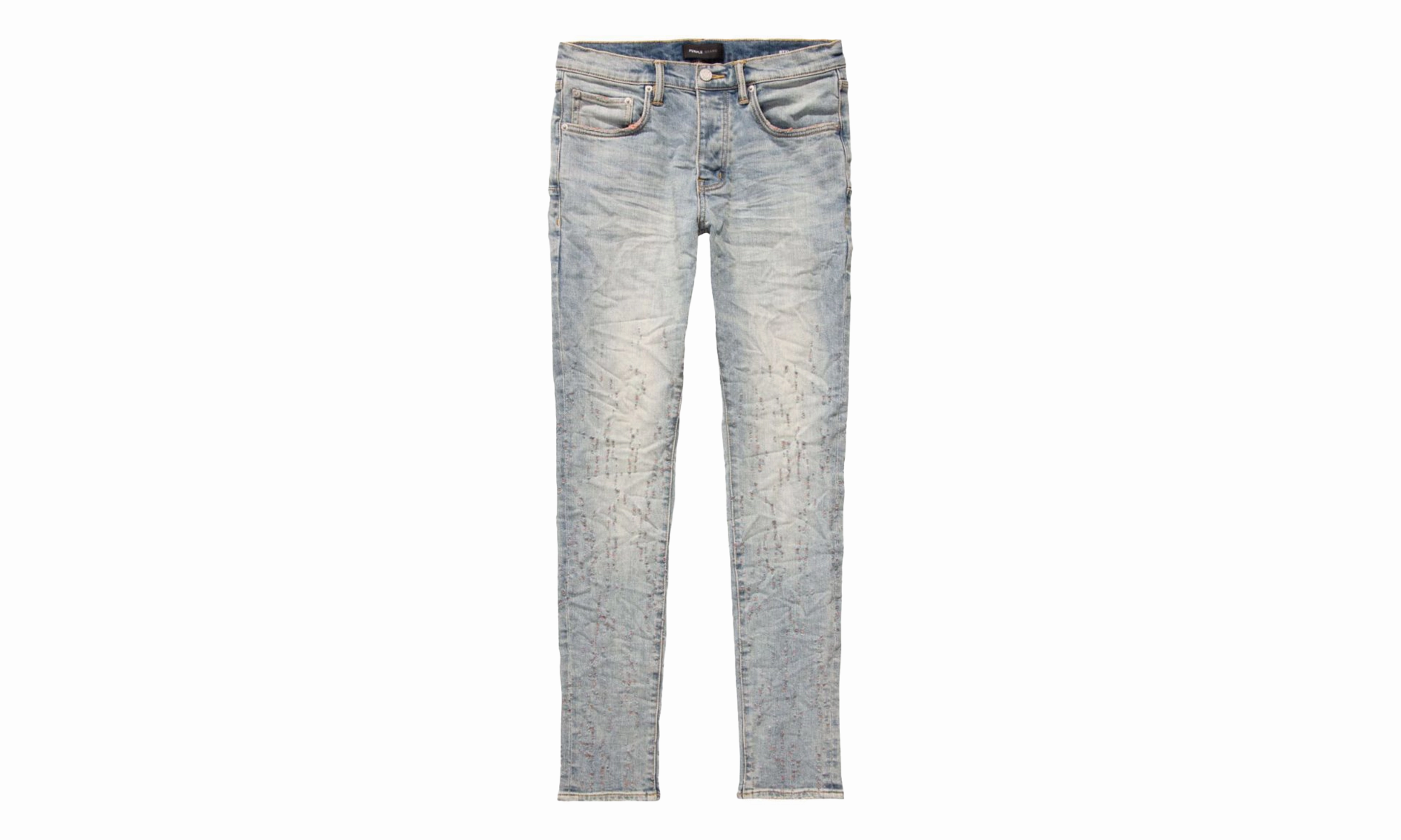 Weft Buckshot Jeans "Light Blue" Shopping Day Street Fashion Textured Daily Look