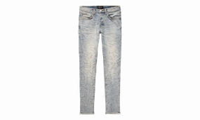 Weft Buckshot Jeans "Light Blue" Anti Static Treatment
