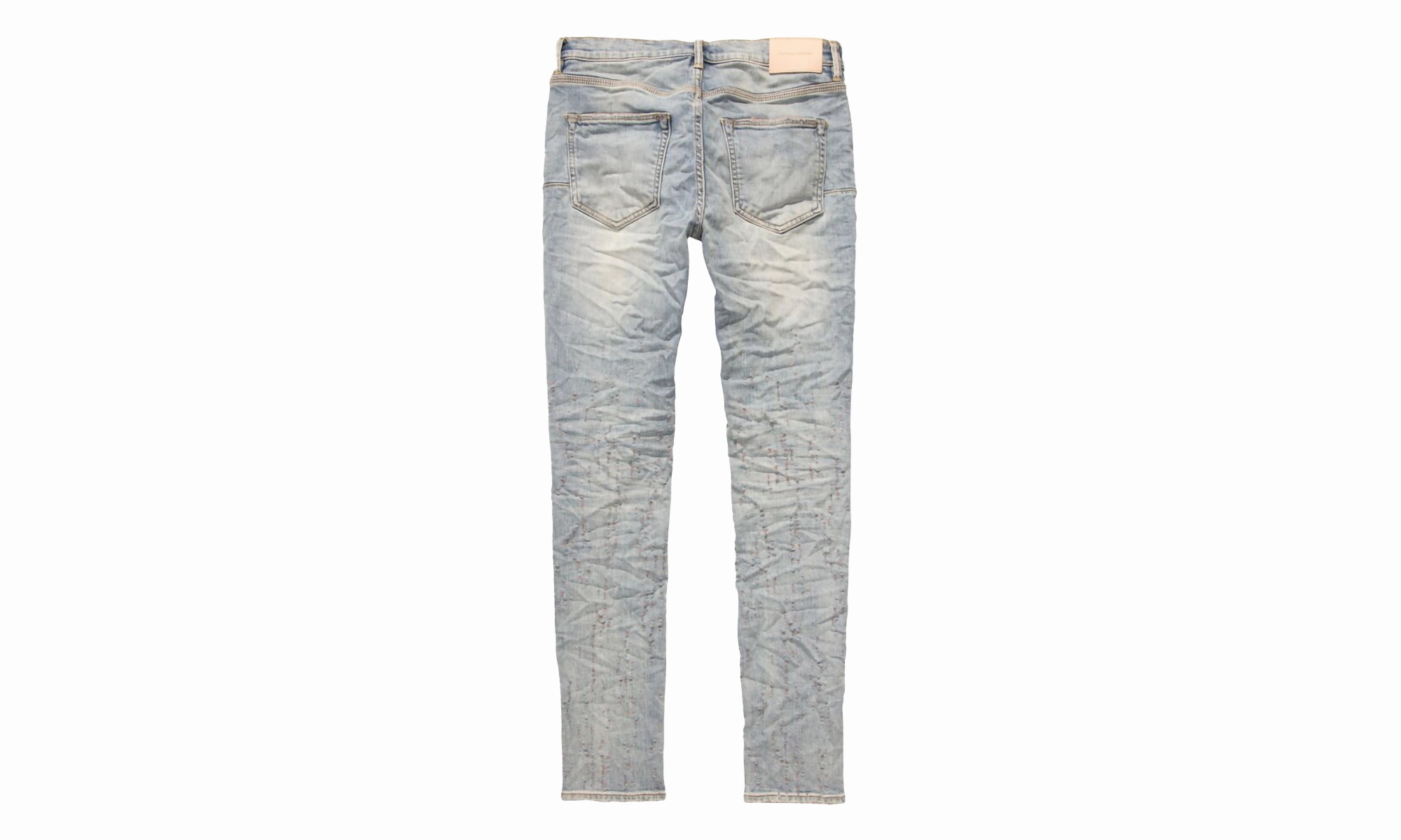 Weft Buckshot Jeans "Light Blue" Fade Resistant Wash
