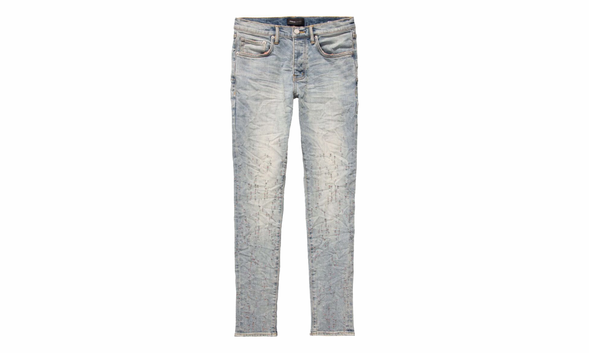 Weft Buckshot Jeans "Light Blue" Anti Static Treatment