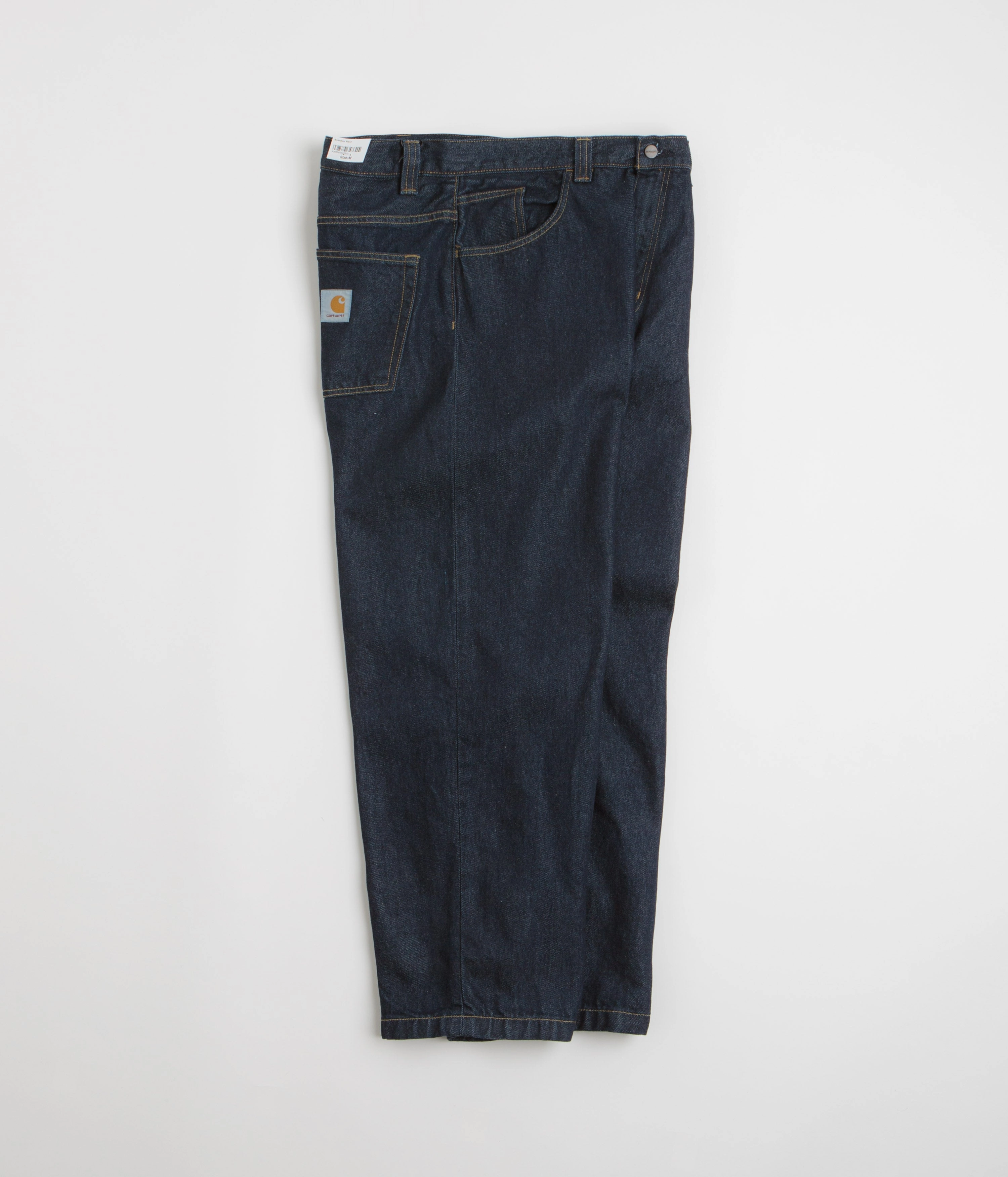 Ultra Soft ExpandableSidePanels Carhartt Brandon Pants - Blue Rinsed / Blue