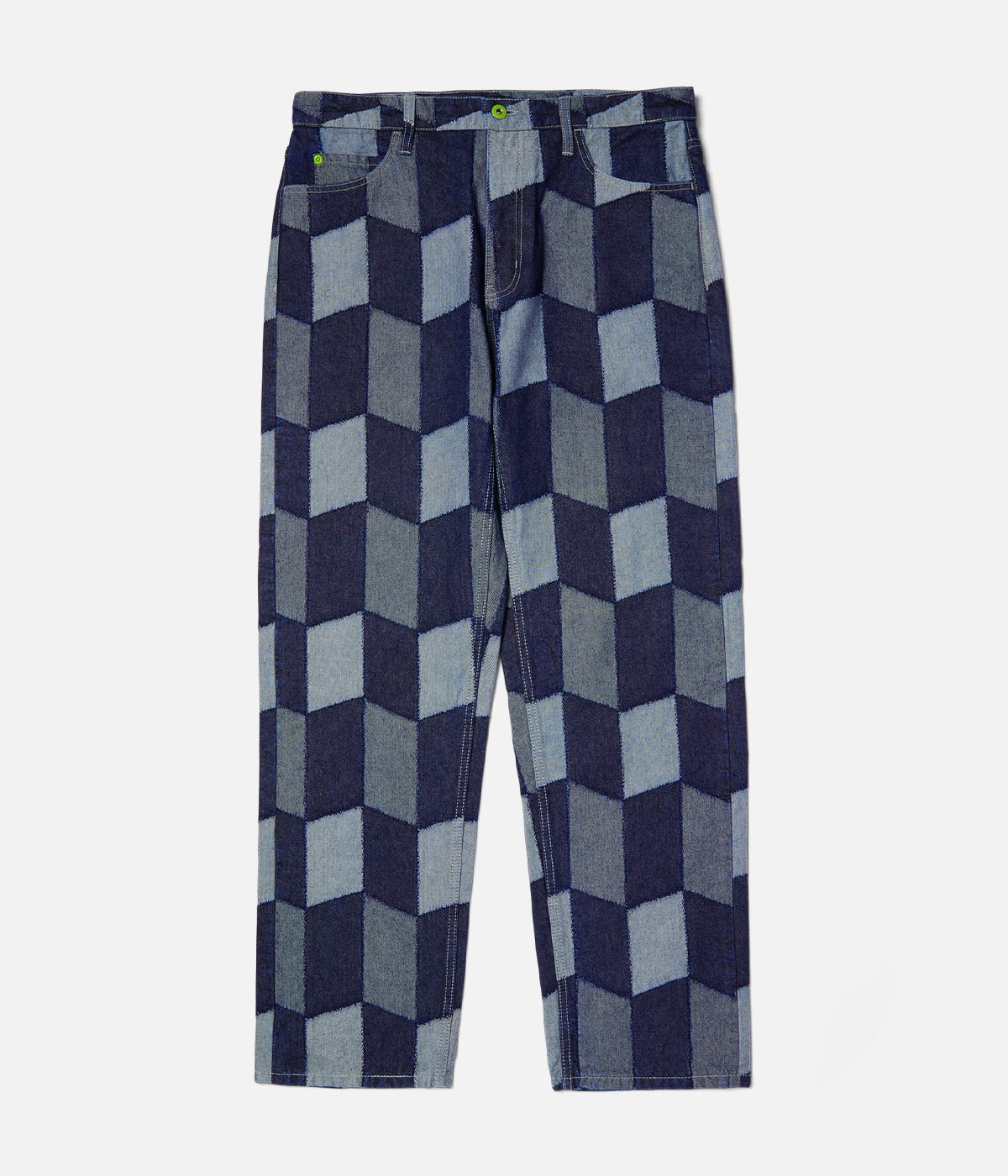Abrasion Resistant Material Work Ready Huf Patchwork Denim Pant