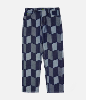 Abrasion Resistant Material Work Ready Huf Patchwork Denim Pant